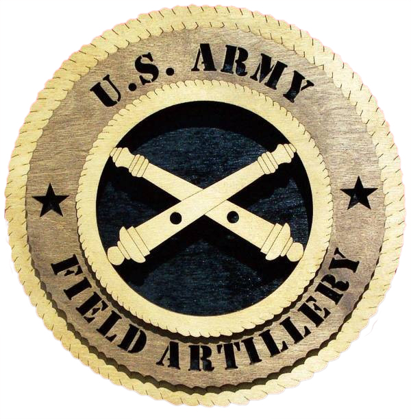 U.S. Army Field Artillery Wall Tribute, U.S. Army Field Artillery Hand Made Gift