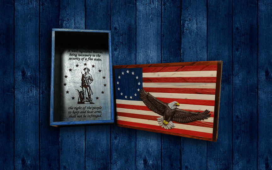 "Wood Military & Patriotic Wall Art – Handmade USA Decor" | Starting at $200 5 