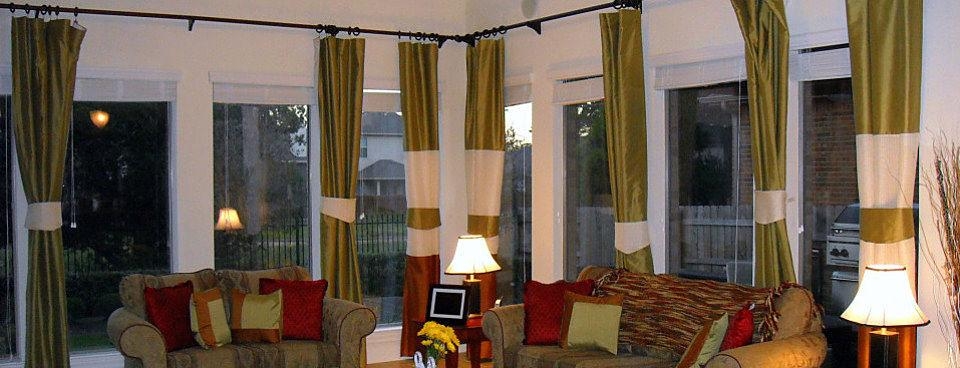 Living Room Curtains For A Client In Cedar Park Texas