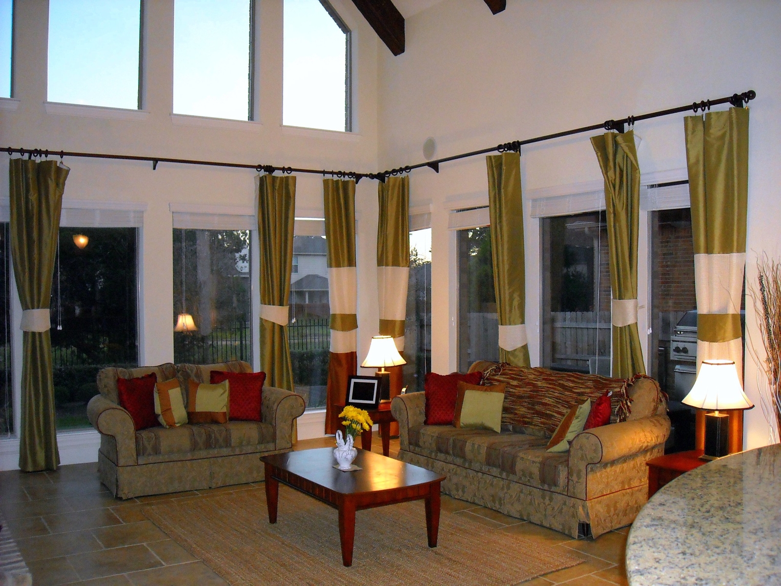 Living Room Curtains For A Client In Cedar Park Texas 2 