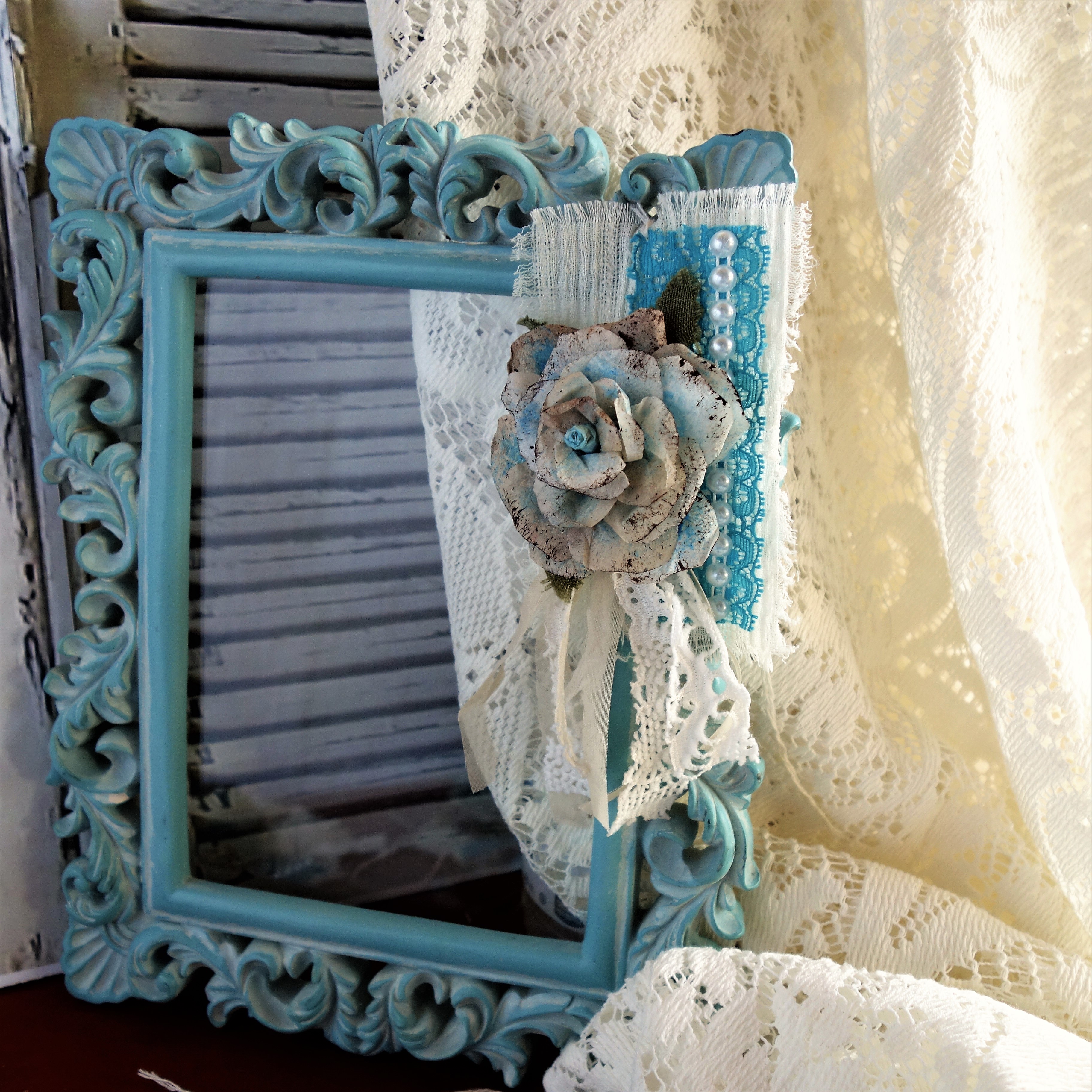 Tags Blue Rose Decorative Drawer Pull Tags Mirror Tags Lampshade Tags Gift Tags 4 
