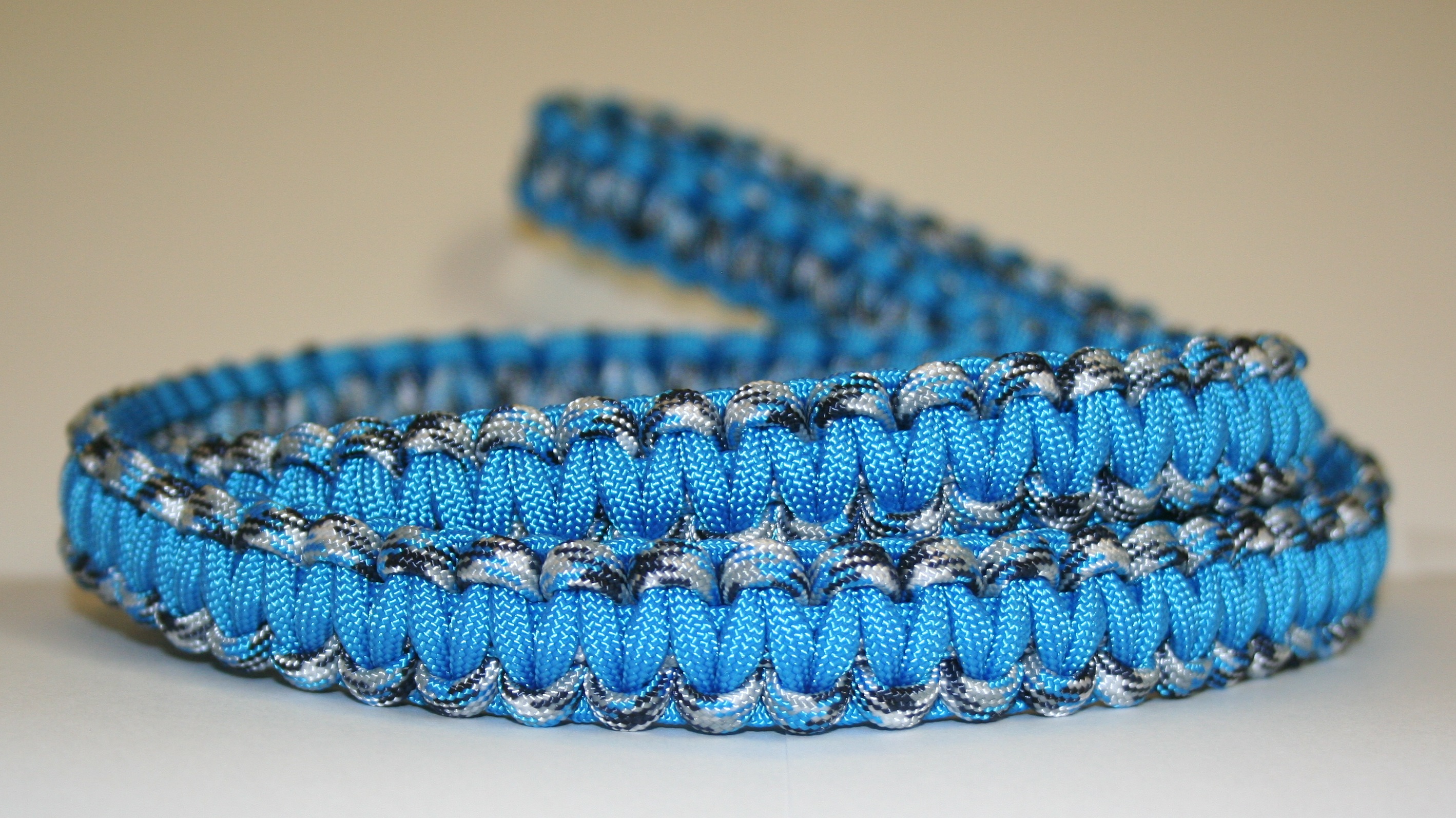 Blue Camo Paracord Leash & 14-18 6 