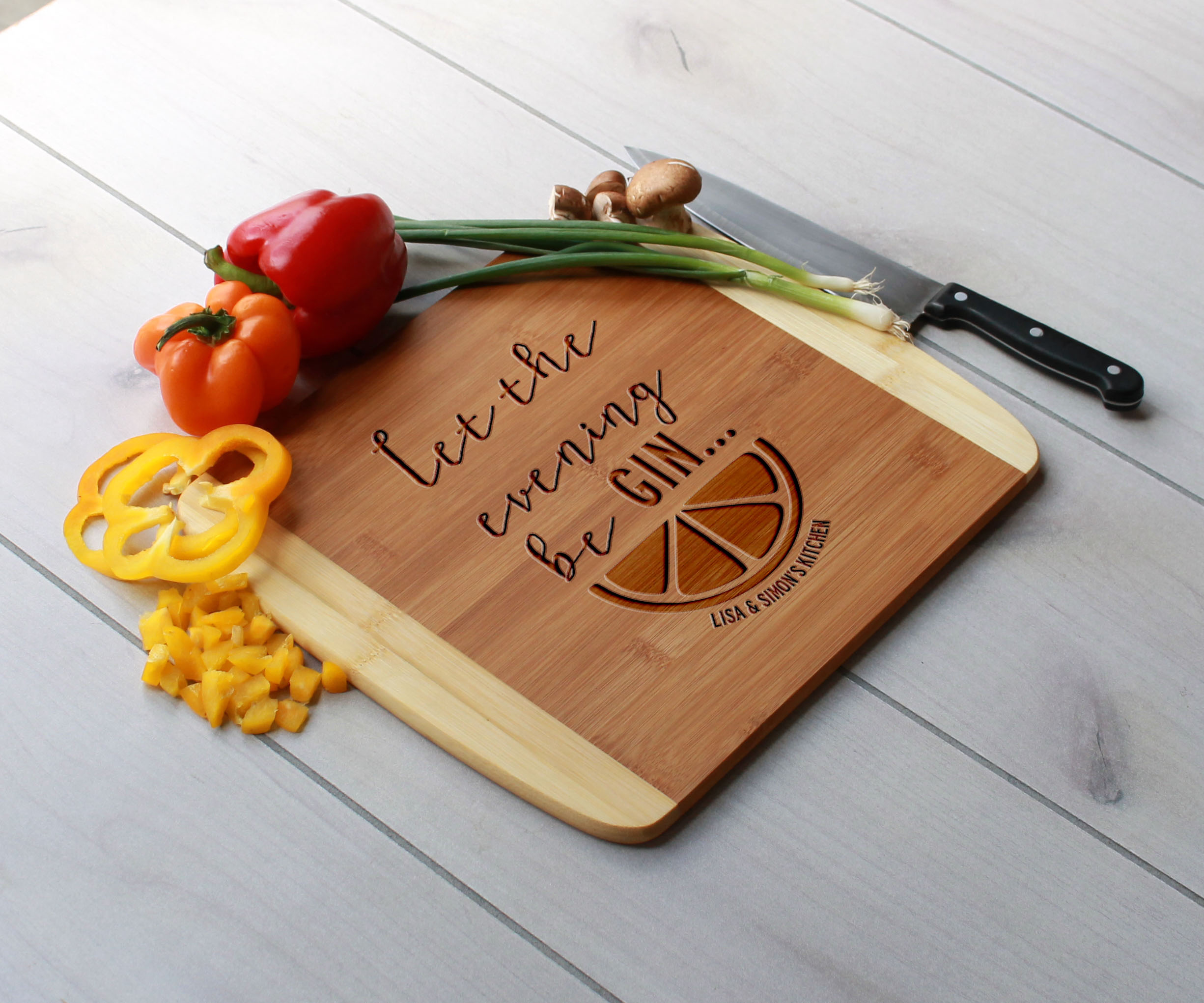 Personalized Cutting Board, Engraved Cutting Board, Custom Wedding Gift – Cb-Bam-Begin