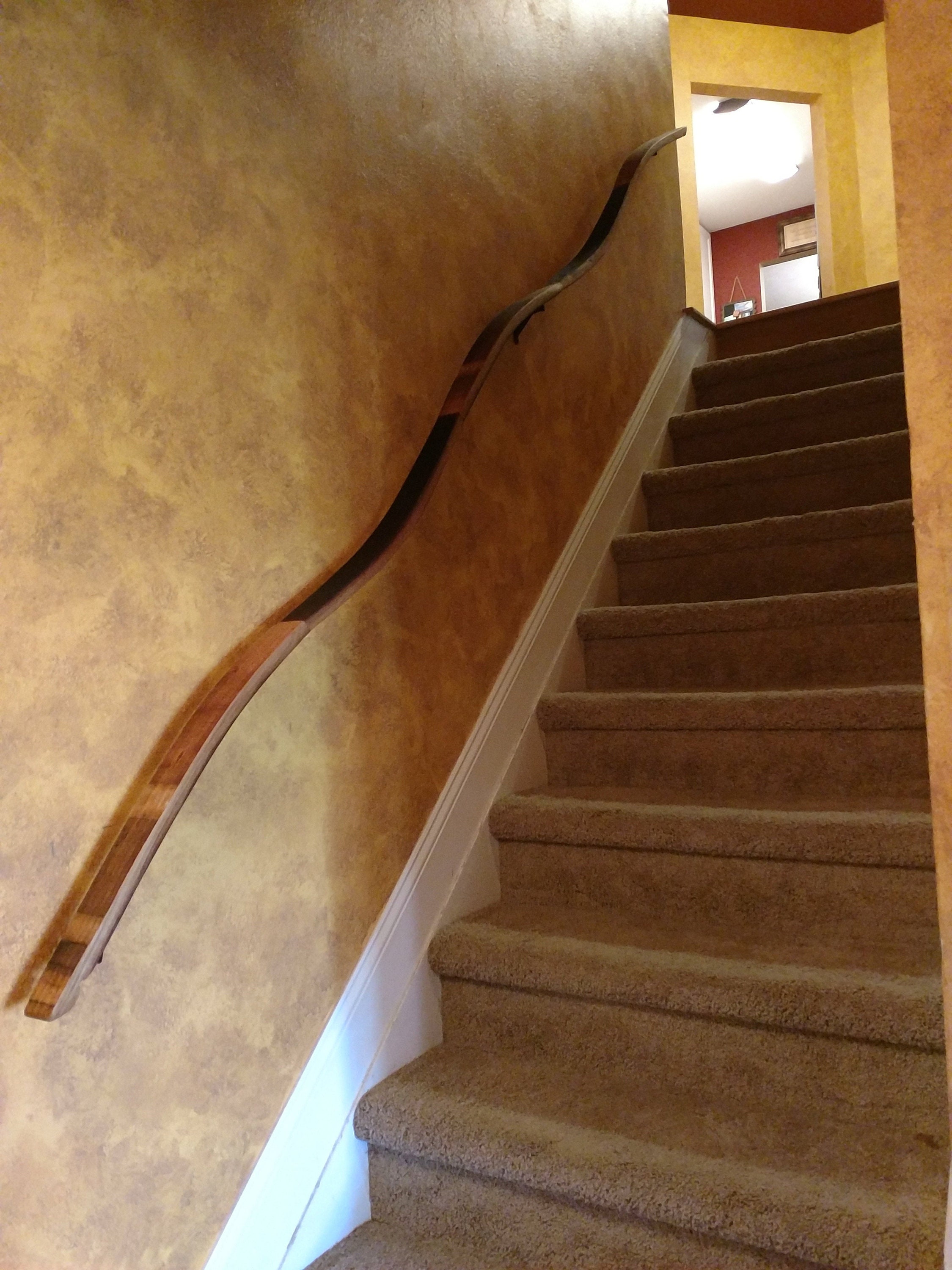 Wine Barrel Stair Handrails - Barana - Made From Retired California Wine Barrels 6 
