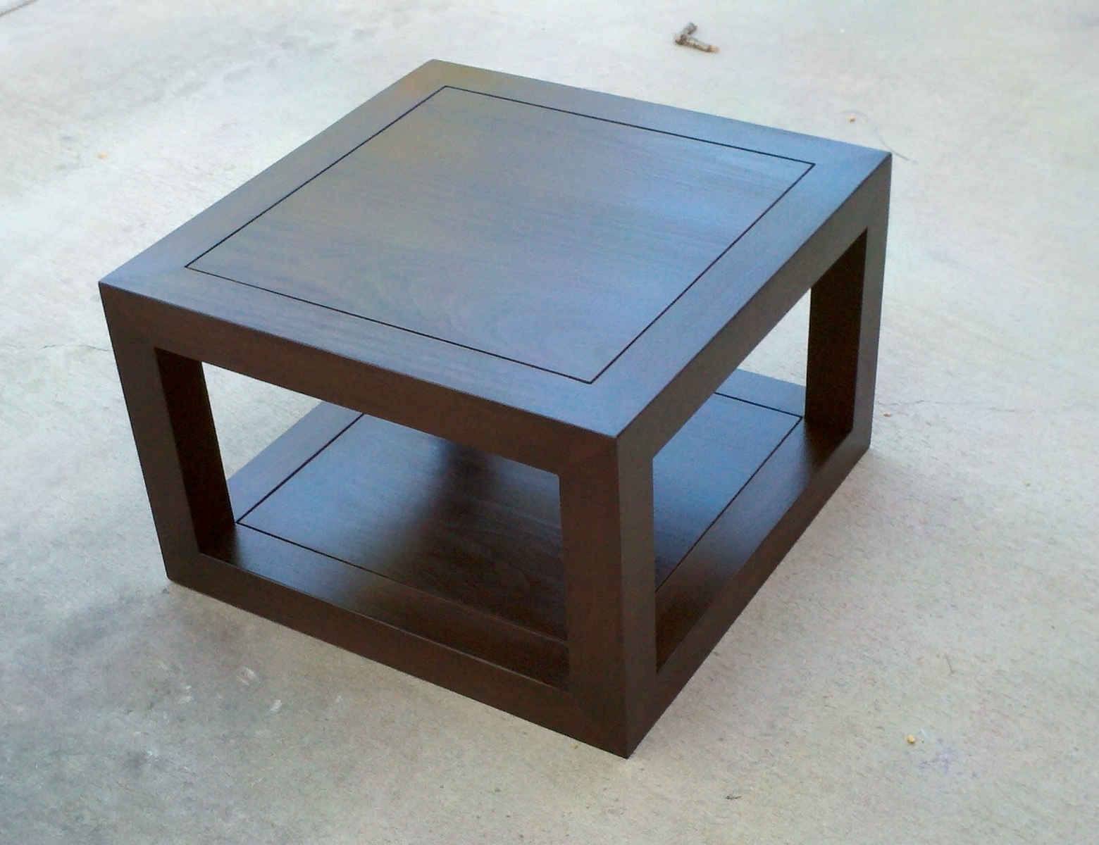 Walnut End Table