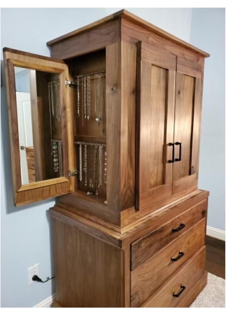 Custom Walnut Dresser 2 