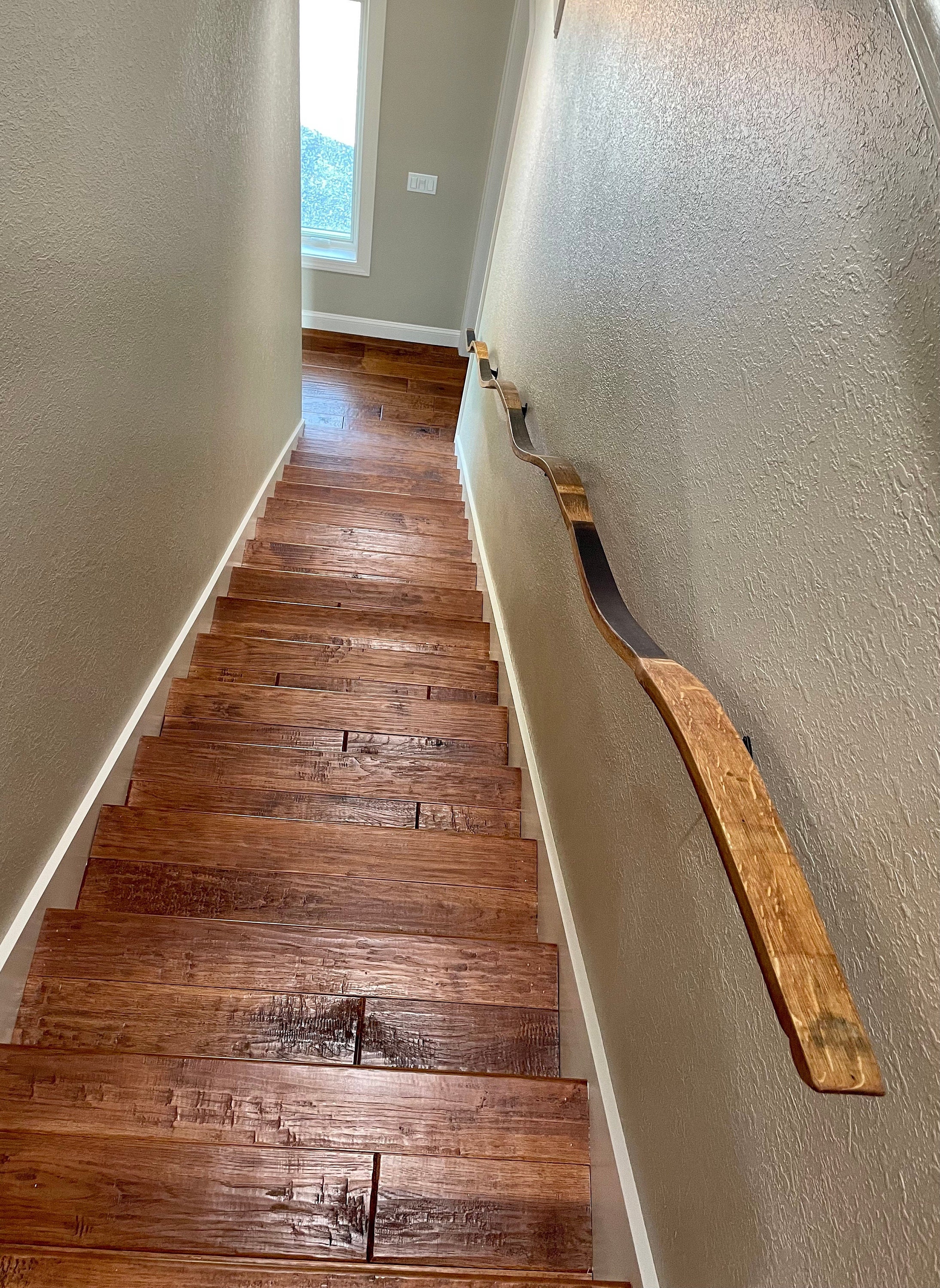 Wine Barrel Stair Handrails - Barana - Made From Retired California Wine Barrels 2 