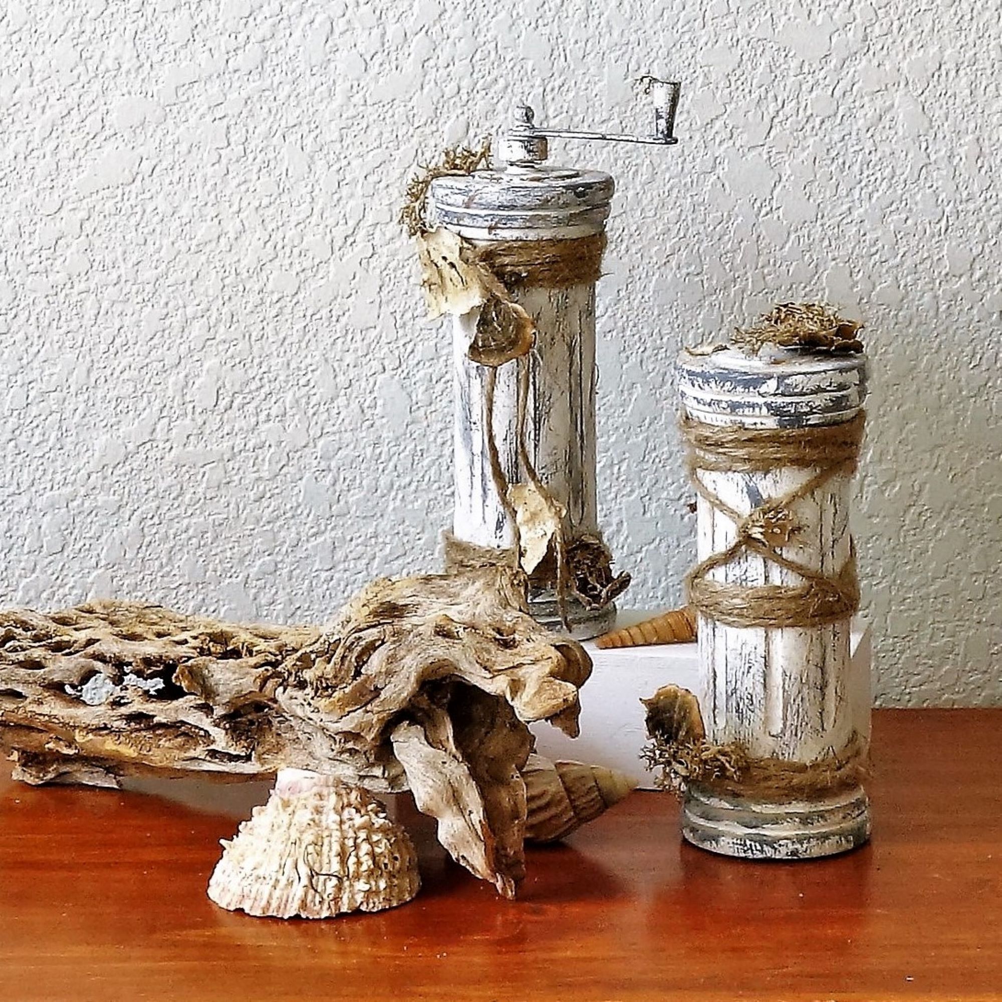 Rustic Coastal Decor Seaside Pier Posts Ocean Theme Decor 6 