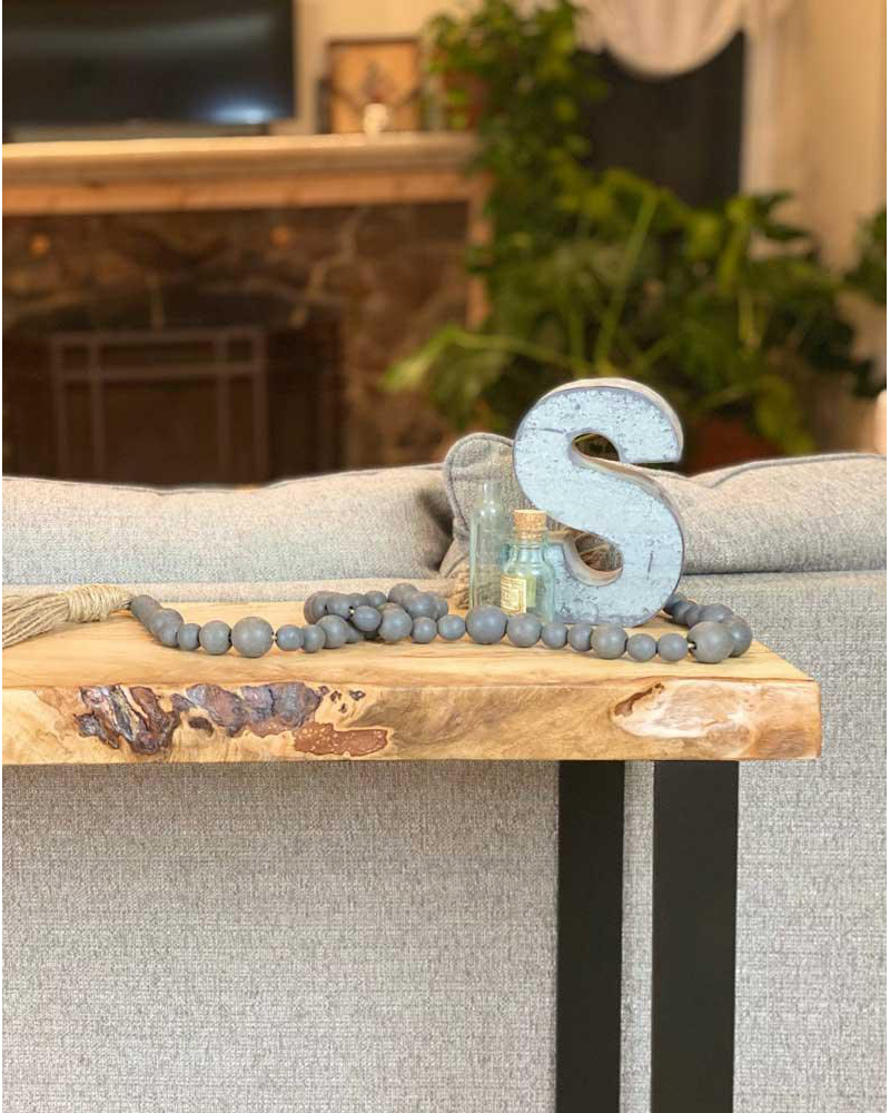 Foundry Console Table - Solid Maple, Modern Farmhouse Console Table With Shelf 4 