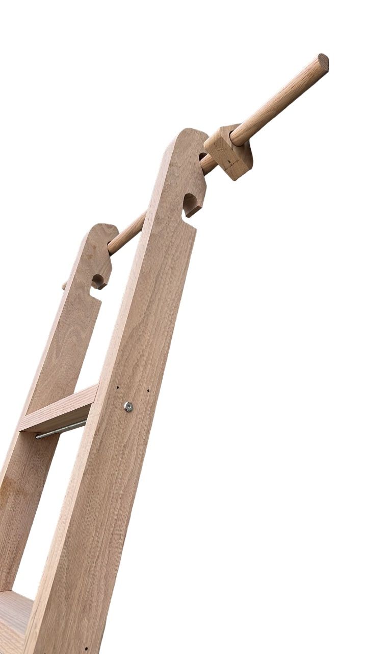 Foldable ladders, hanging vertical and andle