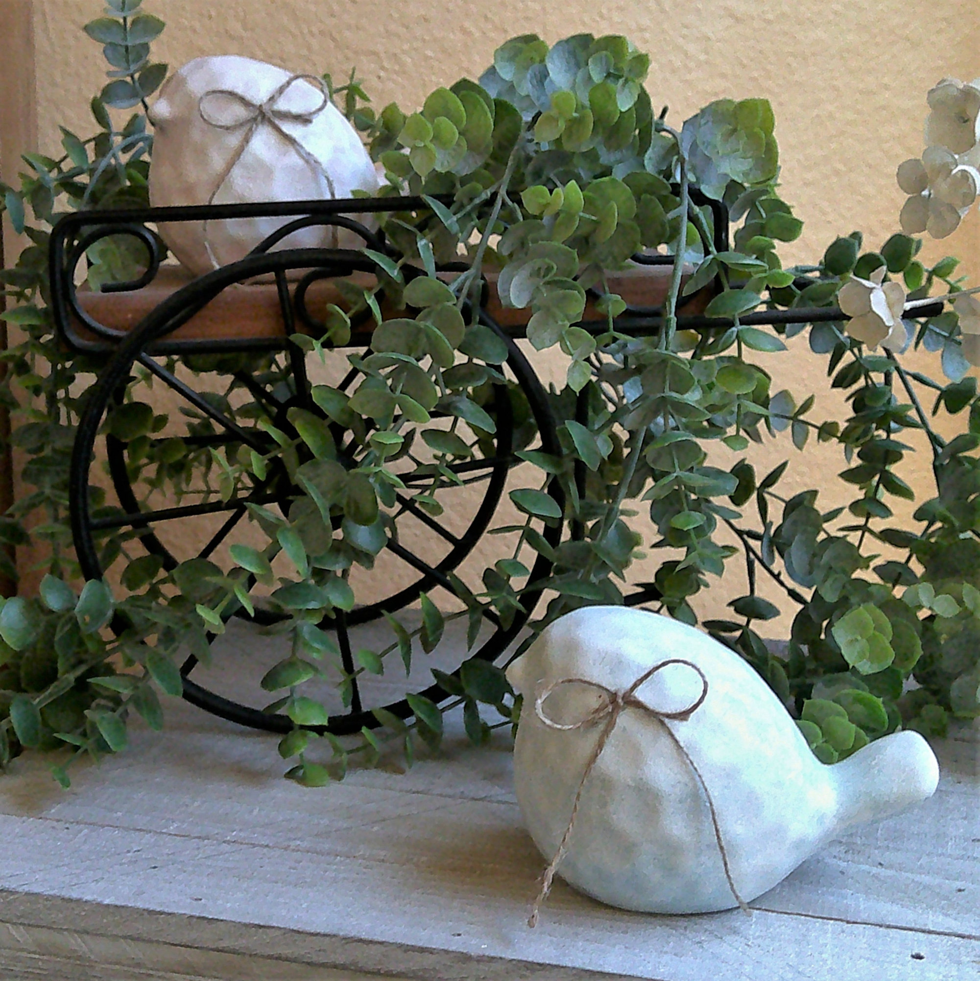 Stone Look Birds Nursery Decor Baby Bird Baby Shower Table Decoration 6 
