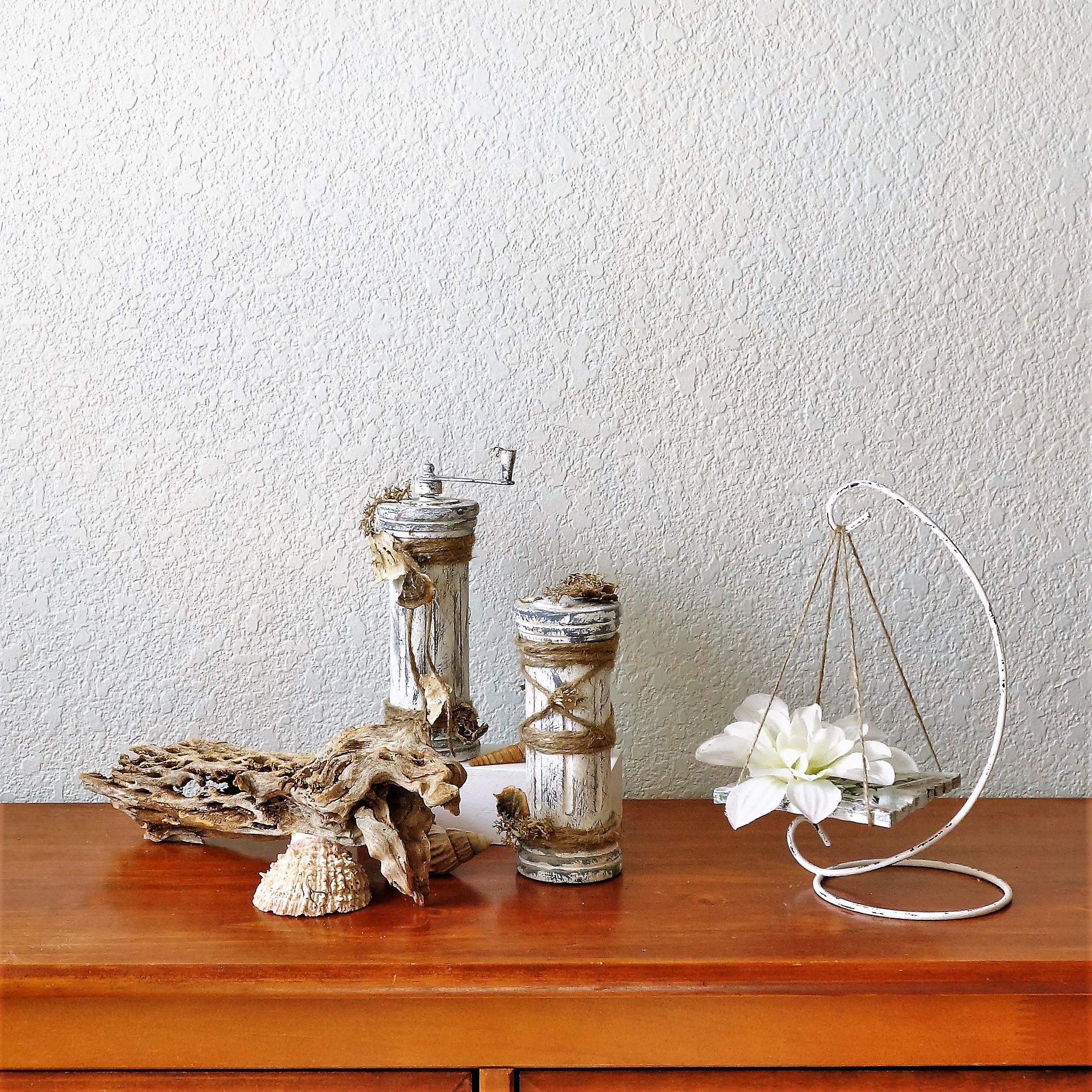 Rustic Coastal Decor Seaside Pier Posts Ocean Theme Decor 4 