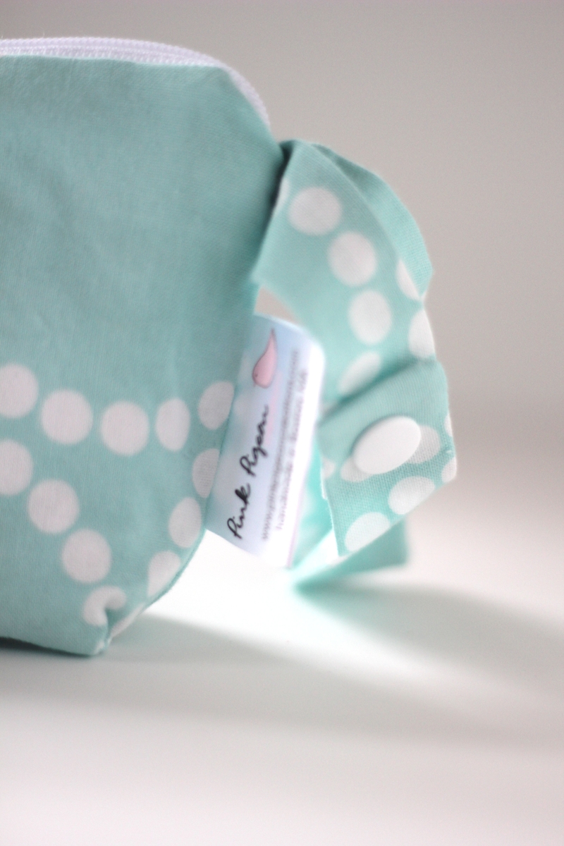 Mini Gusseted Messy Bags (Snack Bags) - Aqua Pearl Bracelet 2 