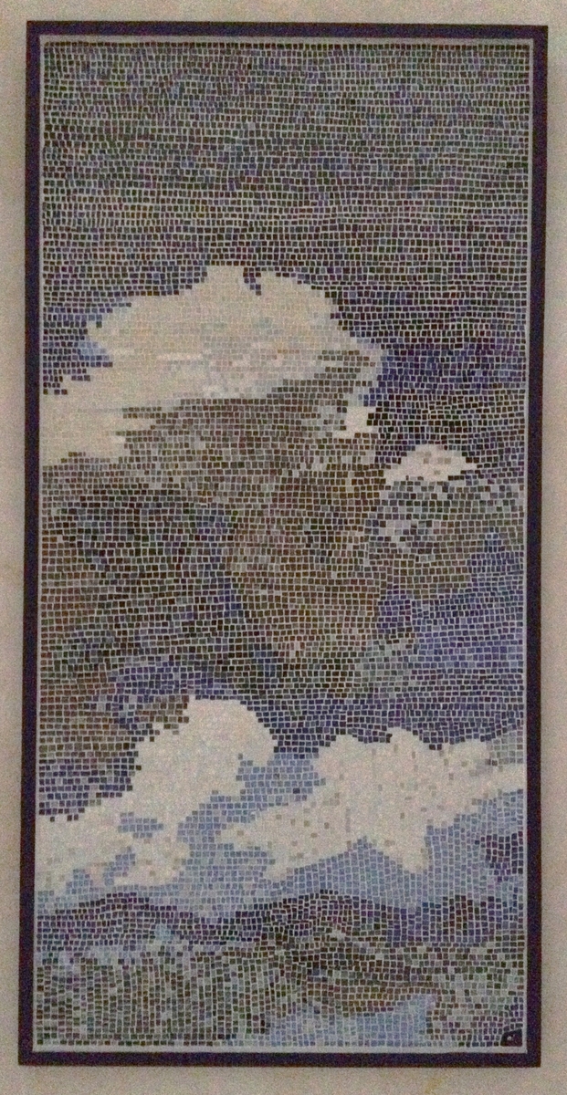 Wall Decor Blue Sky And Clouds Mosaic 4 