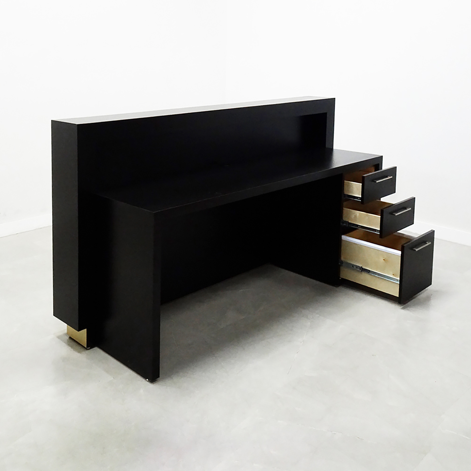 Custom Modern Reception Desk - Vegas Desk With Light Box 5