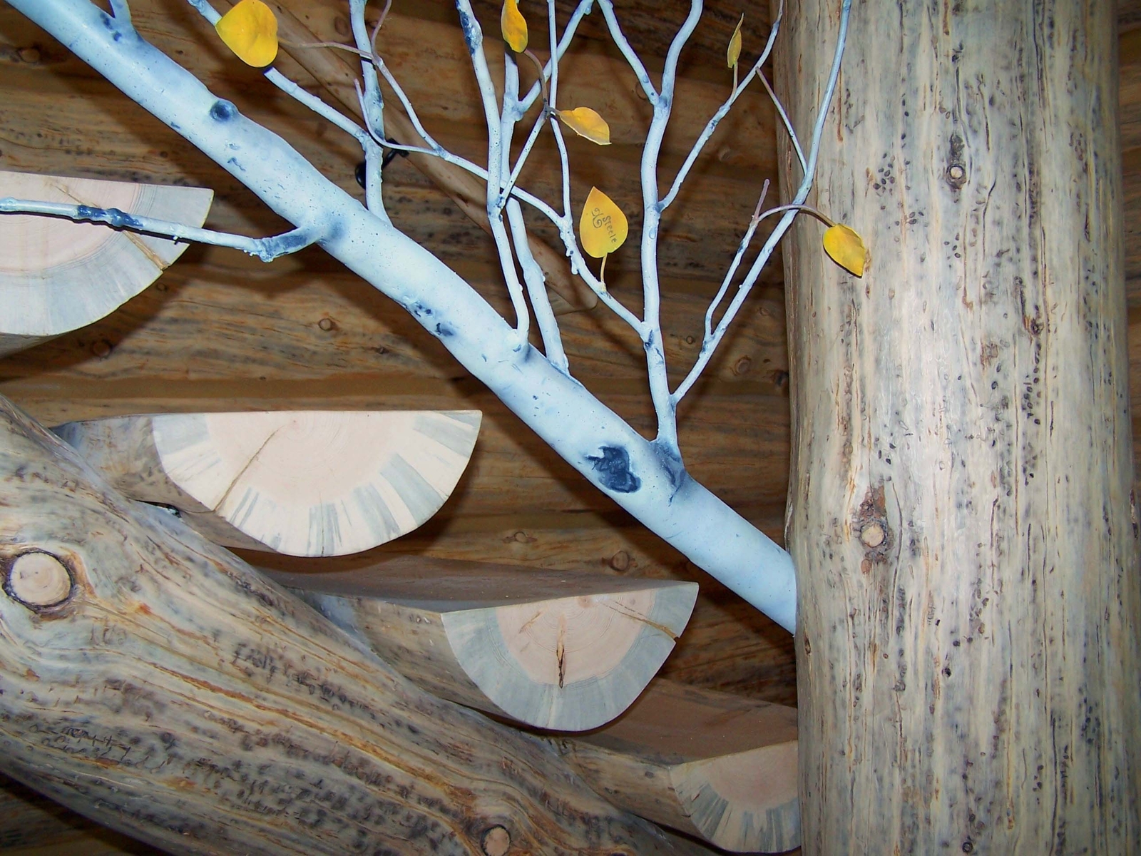 Aspen Tree Stair Railing 4 
