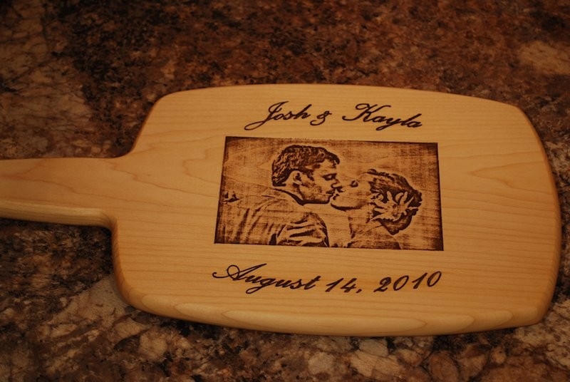 Custom Wedding Photo Cutting Board - Personalized With Your Photo