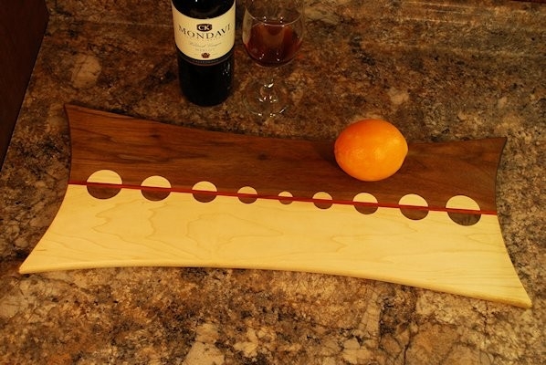 Mirrored Circles Custom Cutting Board