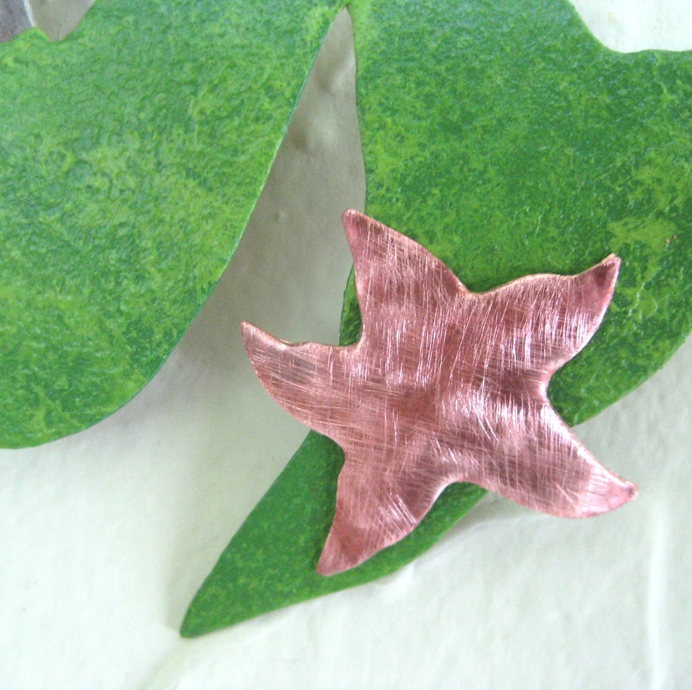 Handmade Upcycled Metal Small Mermaid Wall Art Sculpture 2 
