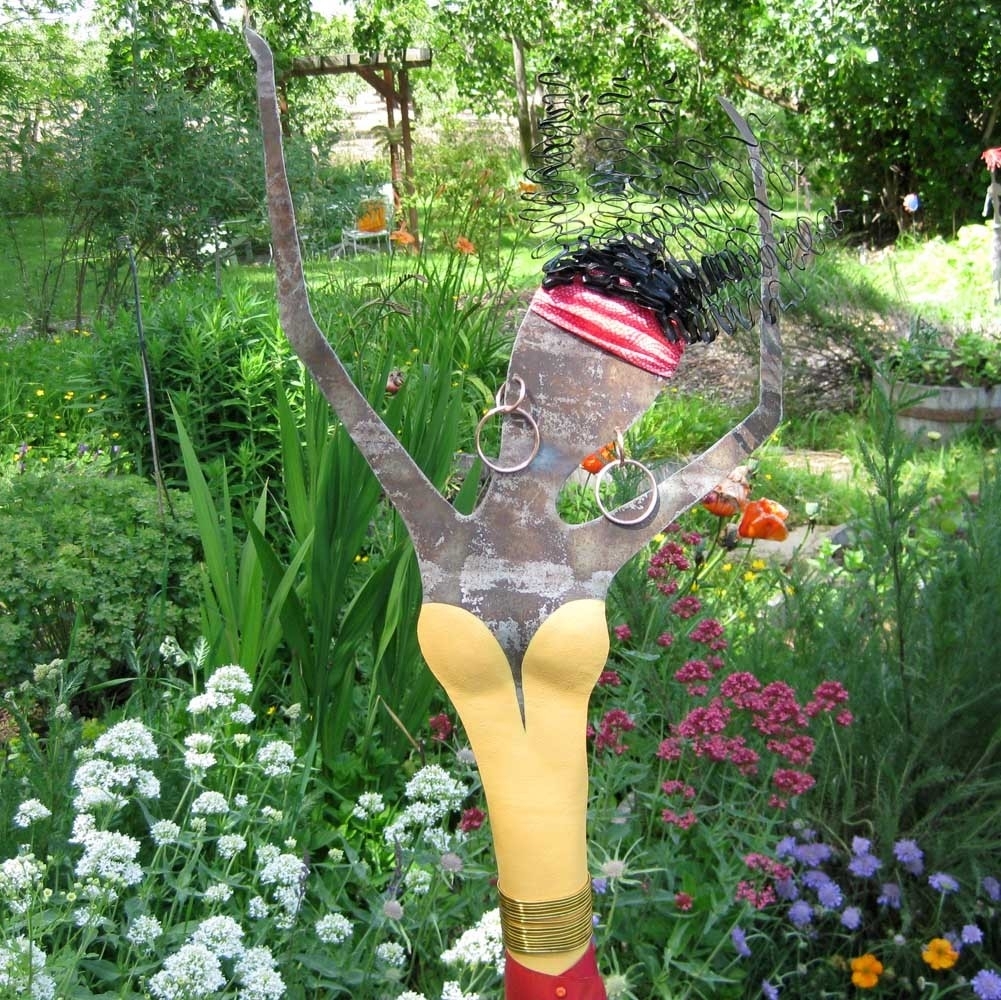 Handmade Upcycled Metal Sculpture 2 