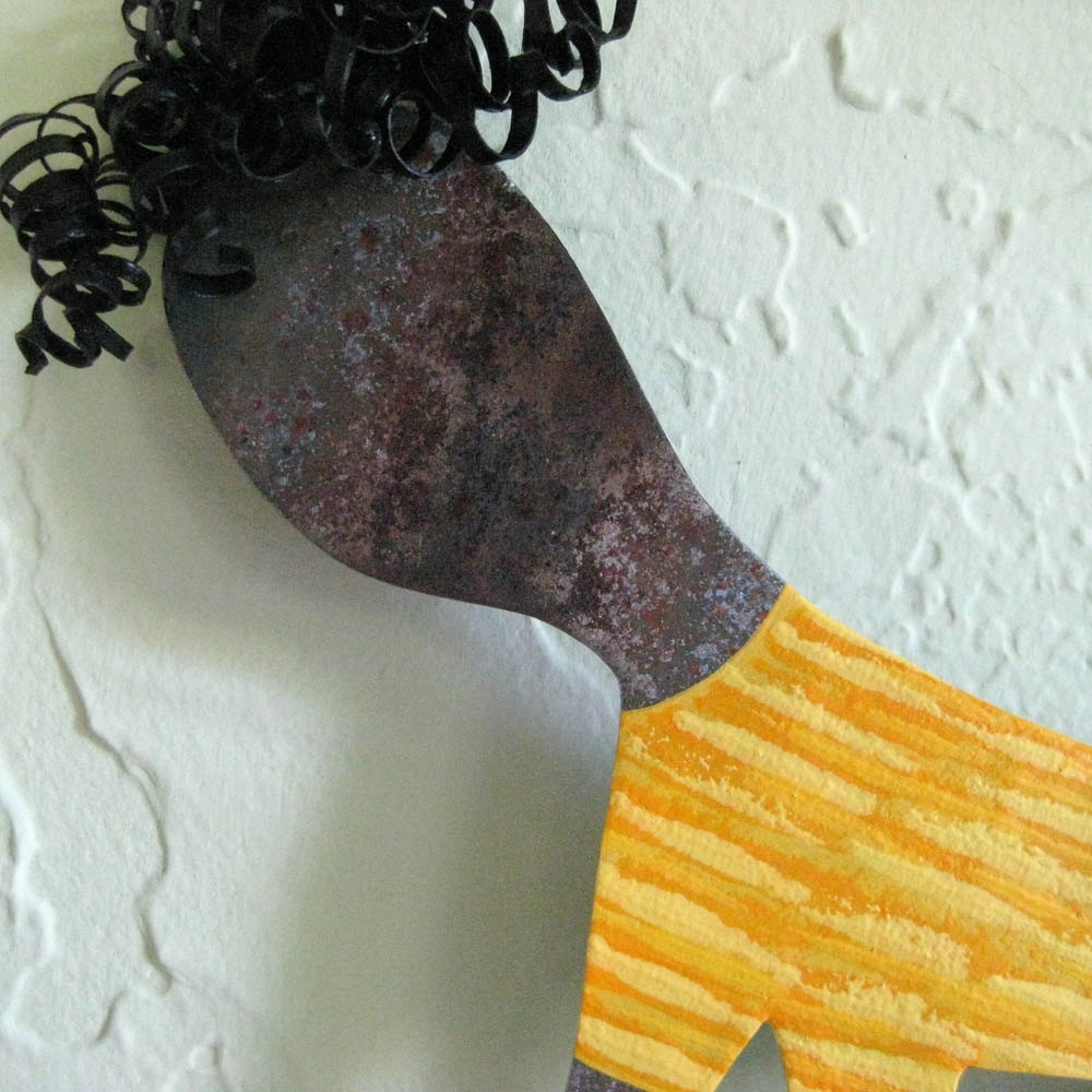 Handmade Upcycled Metal Tandem Bicycle Wall Art Sculpture 2 