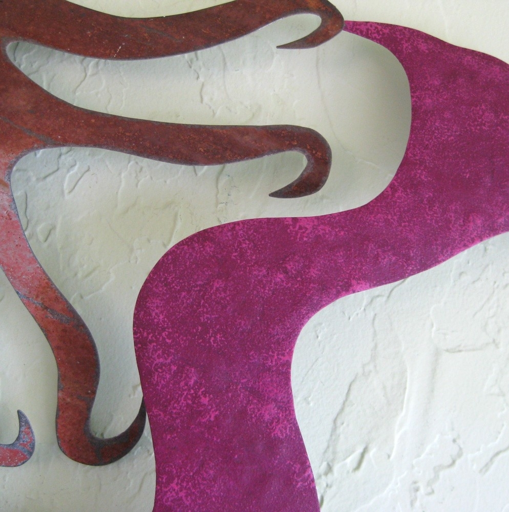 Handmade Upcycled Metal Mermaid Wall Art Sculpture 3 