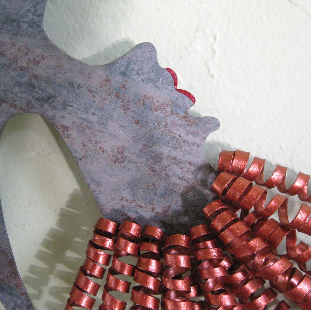 Art Sculpture - Antonia And Raoul - Sexy Latin Dancers Upcycled Metal Wall Decor 5 