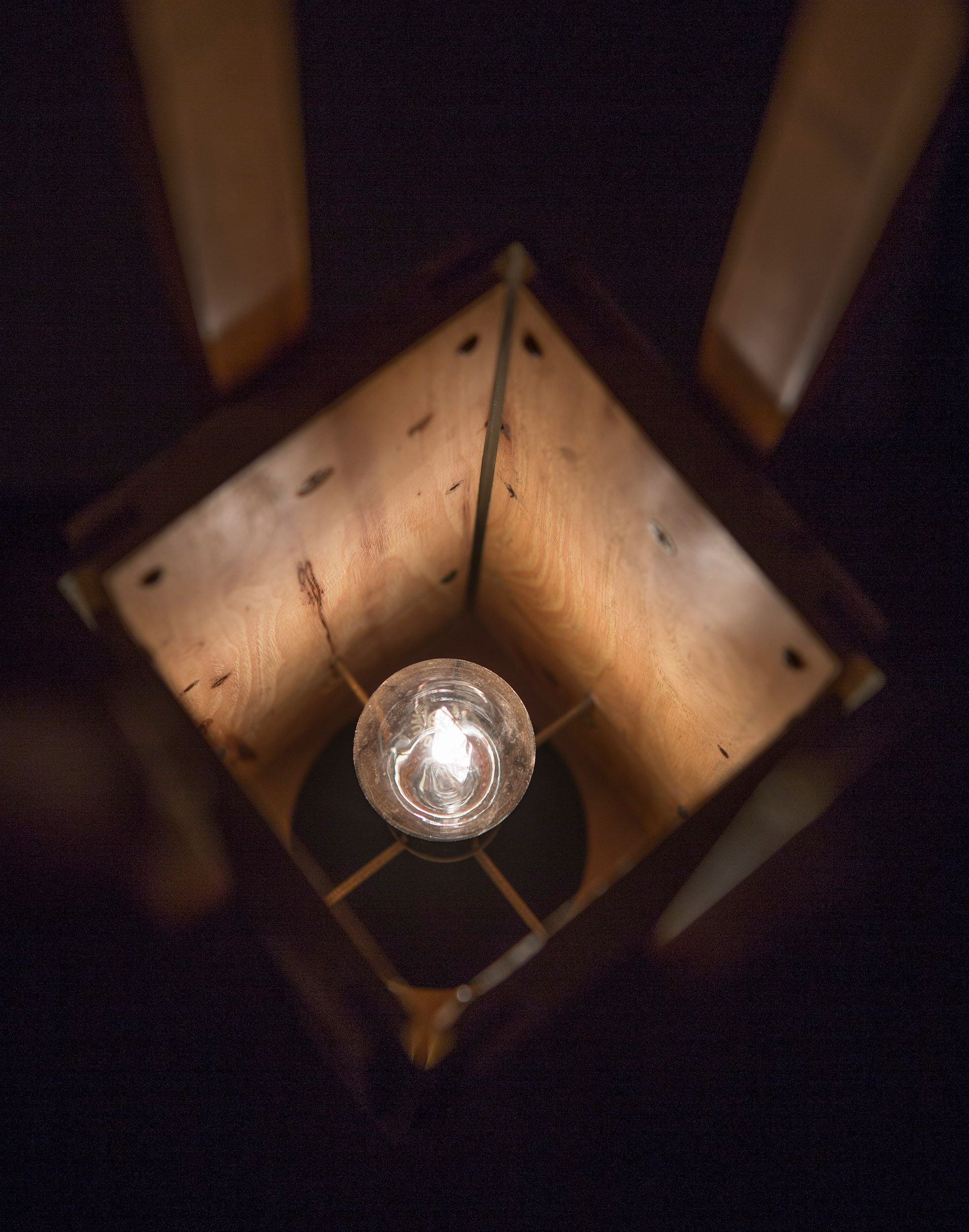 Hickory Box Lamp 3 