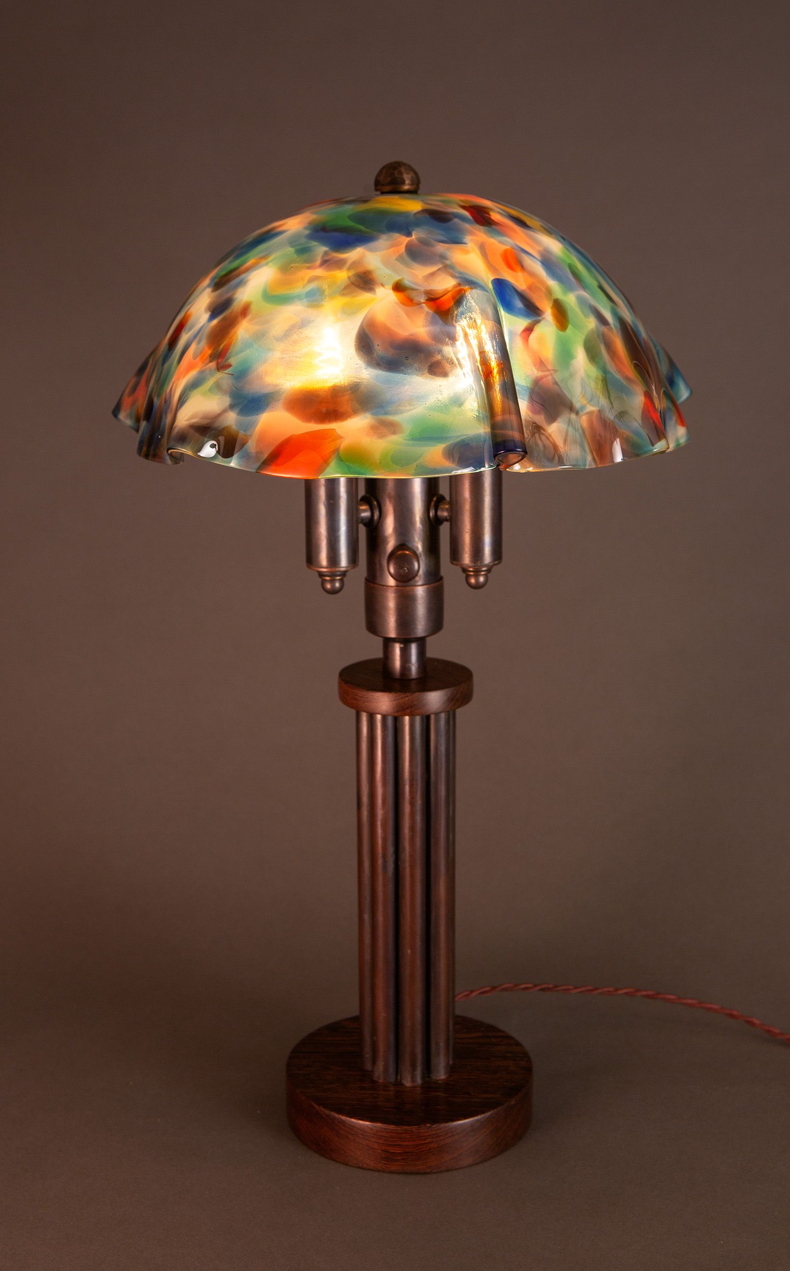 Multi- Colored Table Lamp