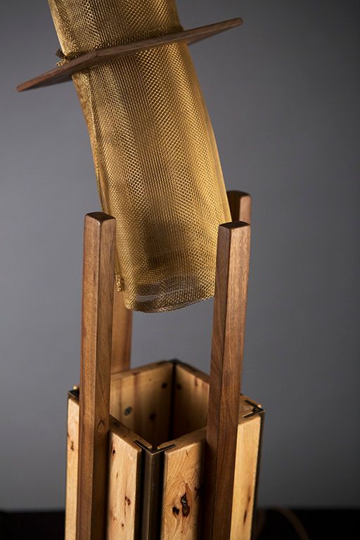 Hickory Box Lamp 2 