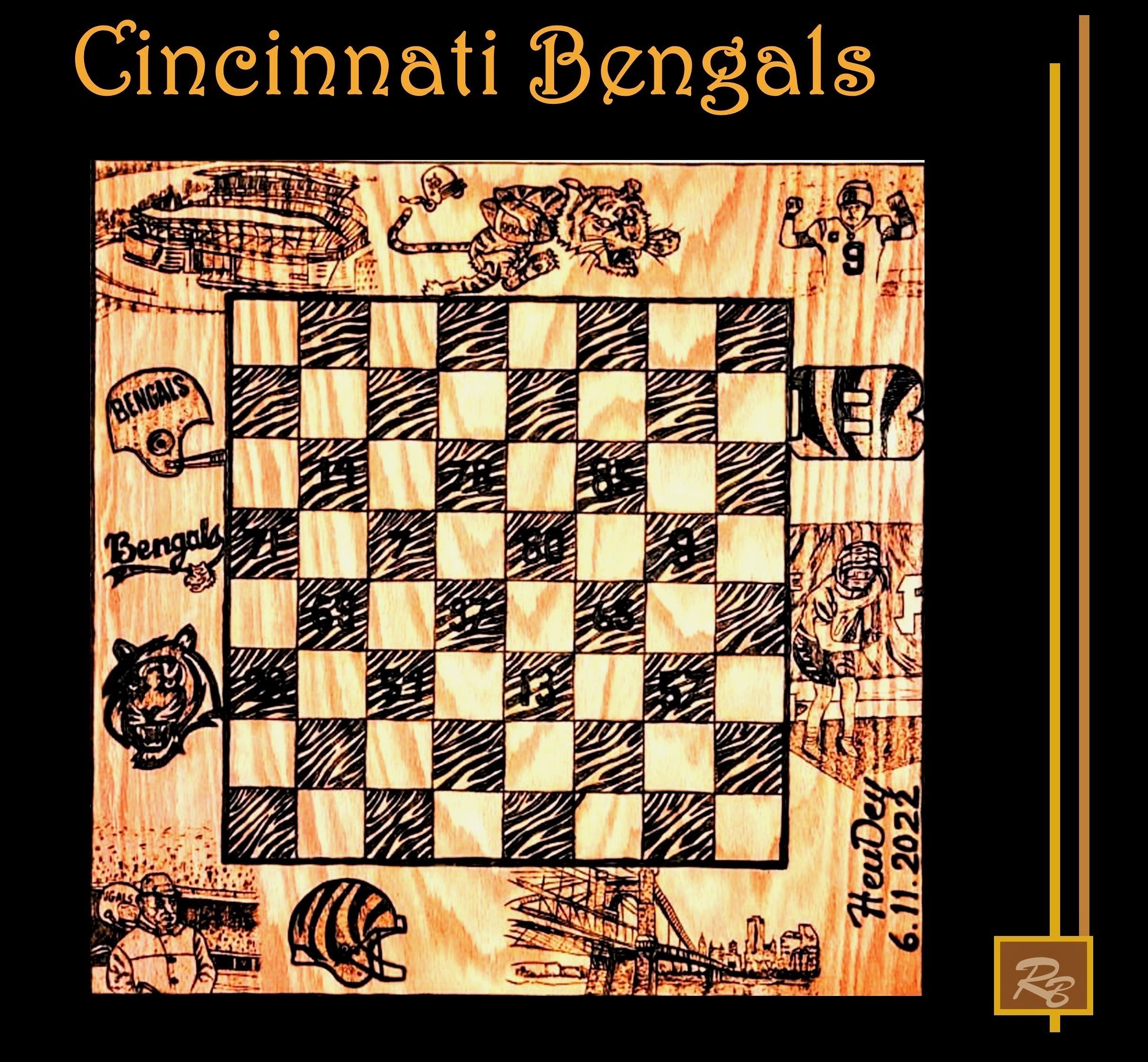 Chessboard, Gamehendge, Phish, Land Of Lizards, Custom Design, 5 