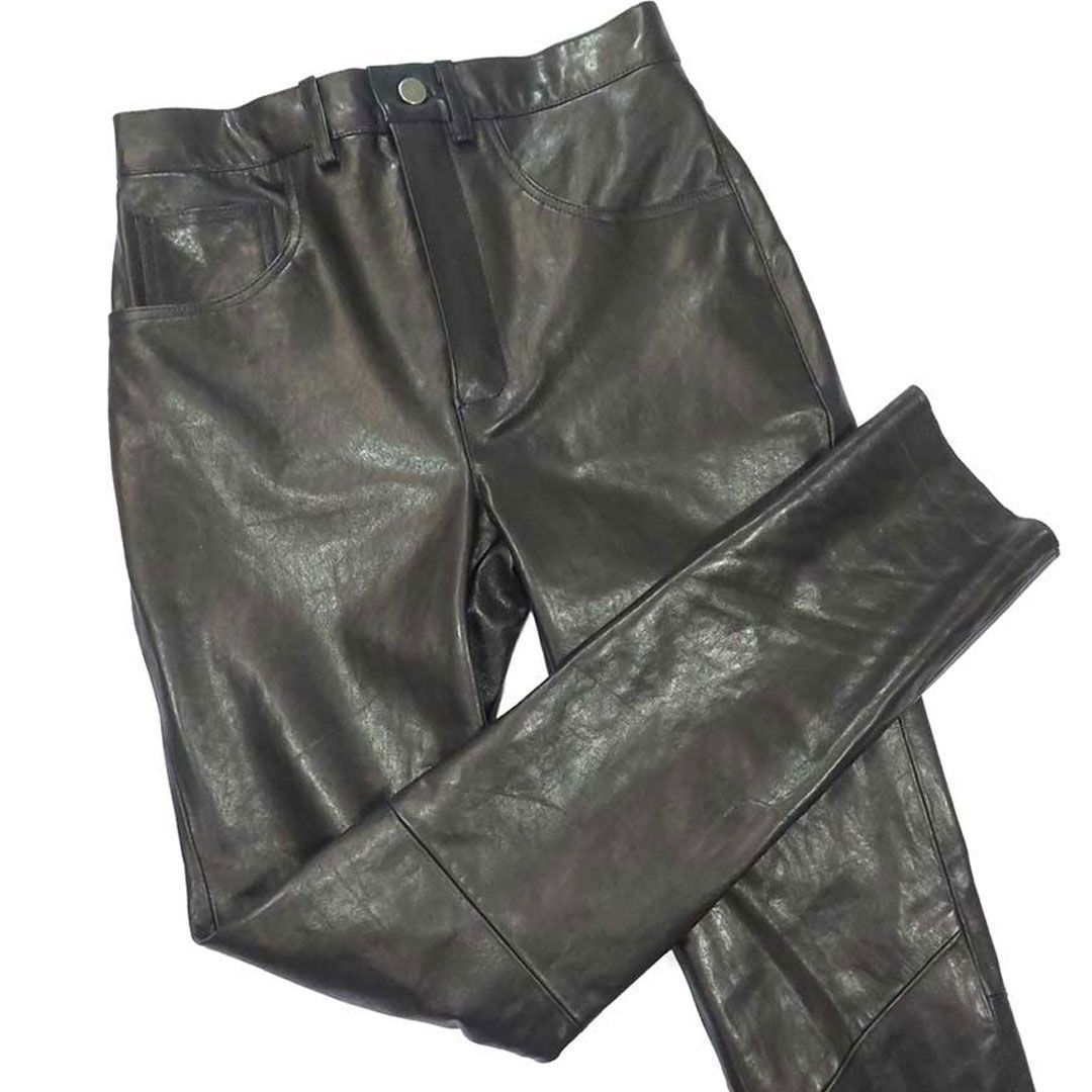 Custom-Made Leather Pants by Carla Dawn Behrle NYC
