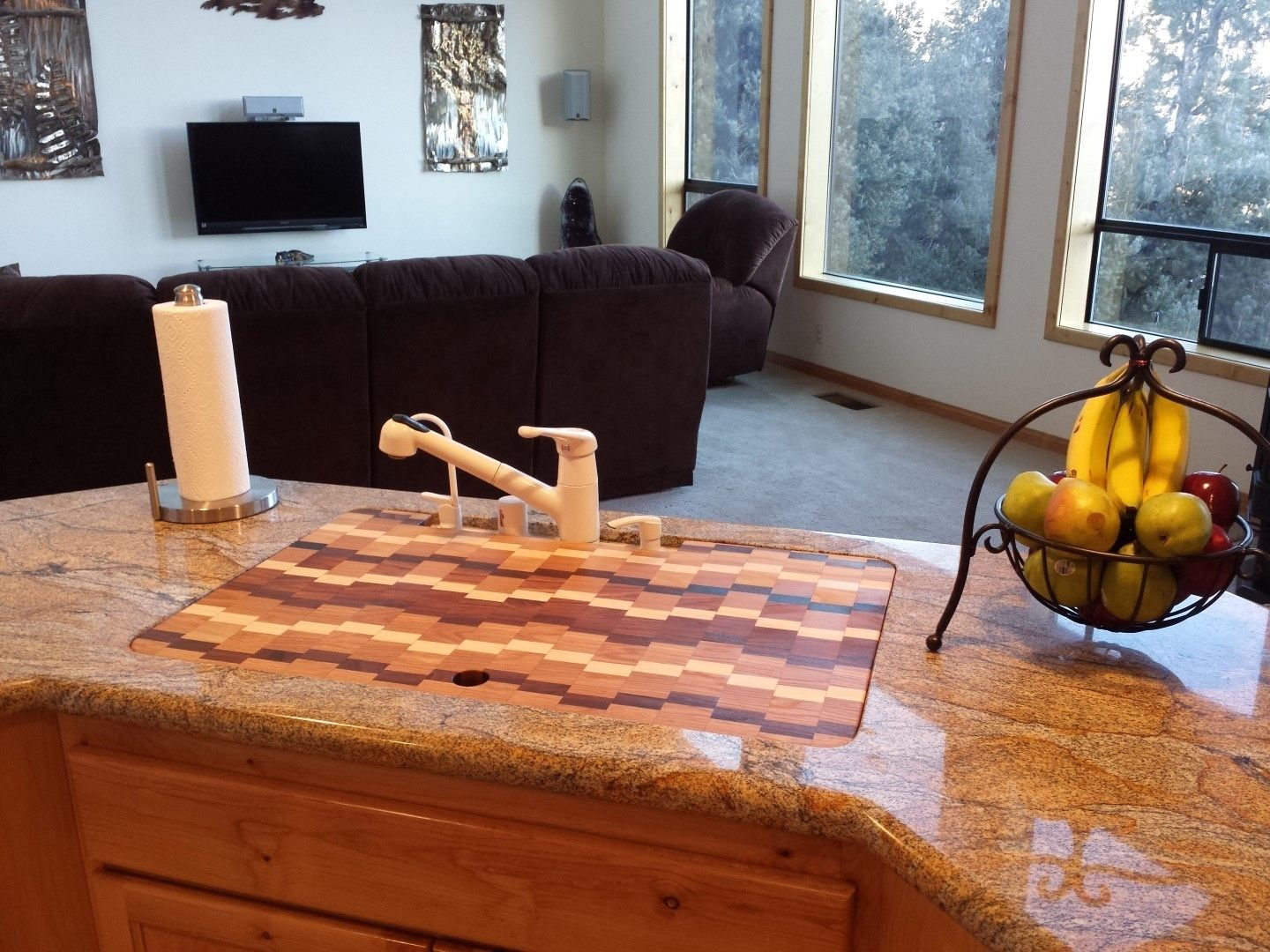 Cutting Board-Sink Cover by Glessboards