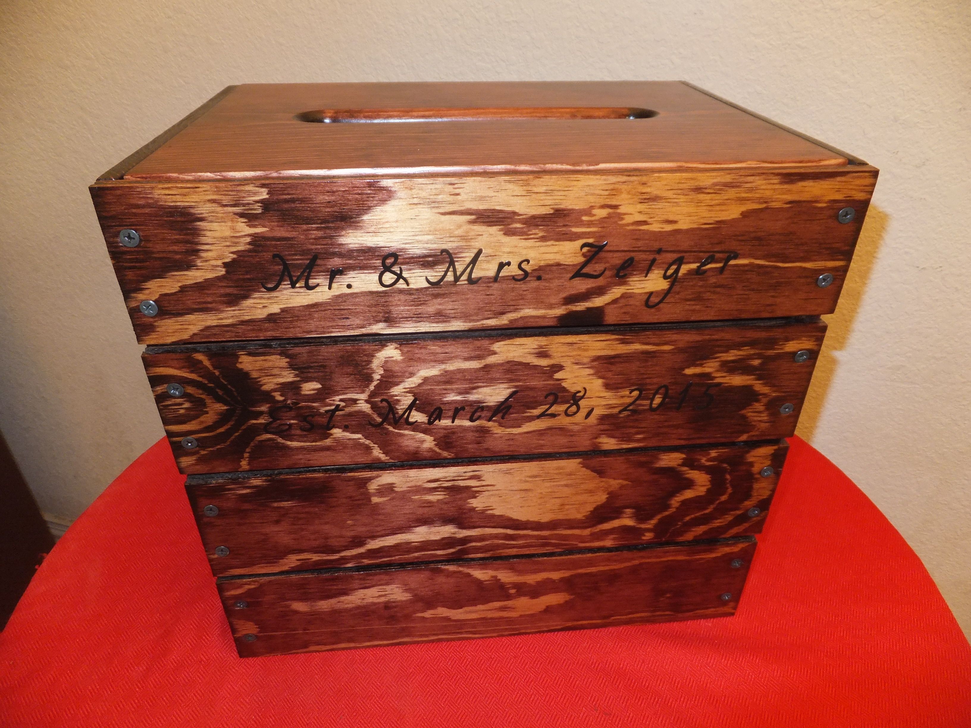 Wedding Card Crate/Box 6 