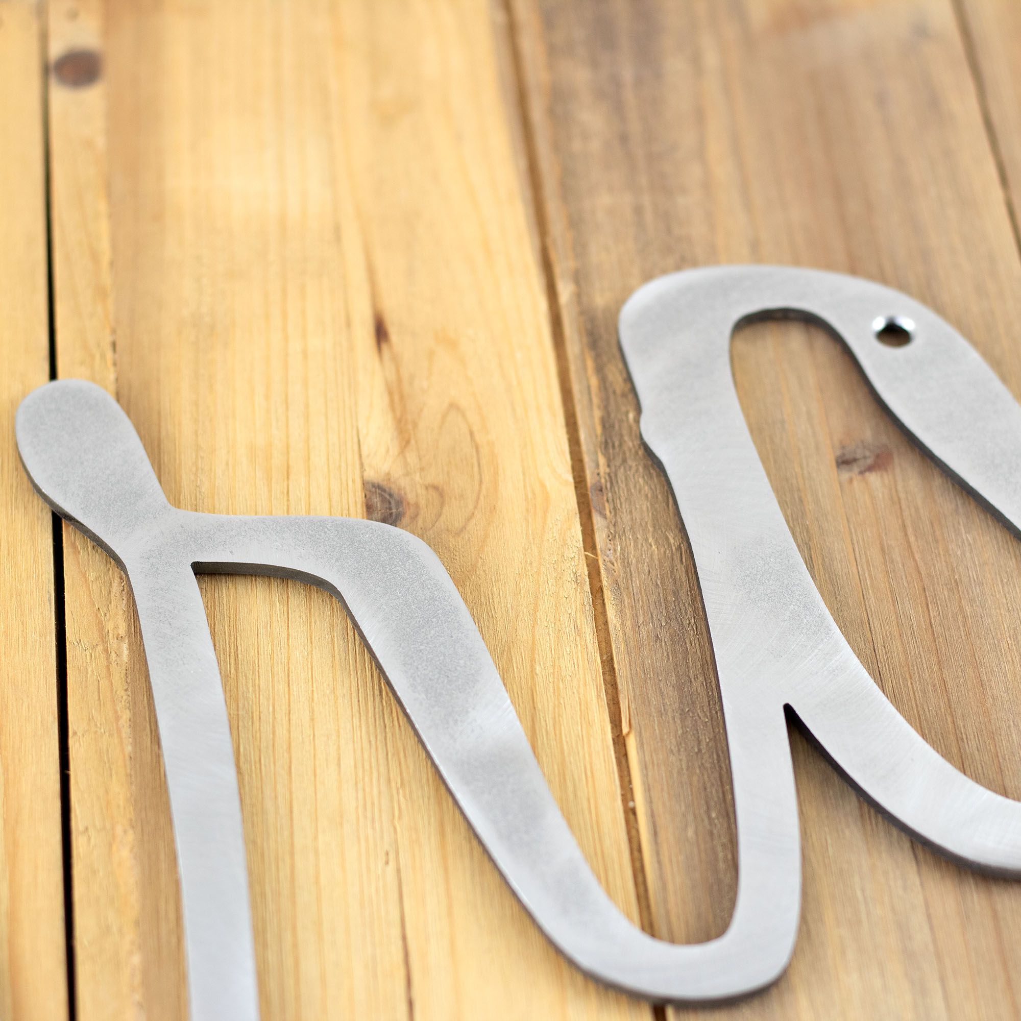 Personalized Metal Script Name Sign 2 