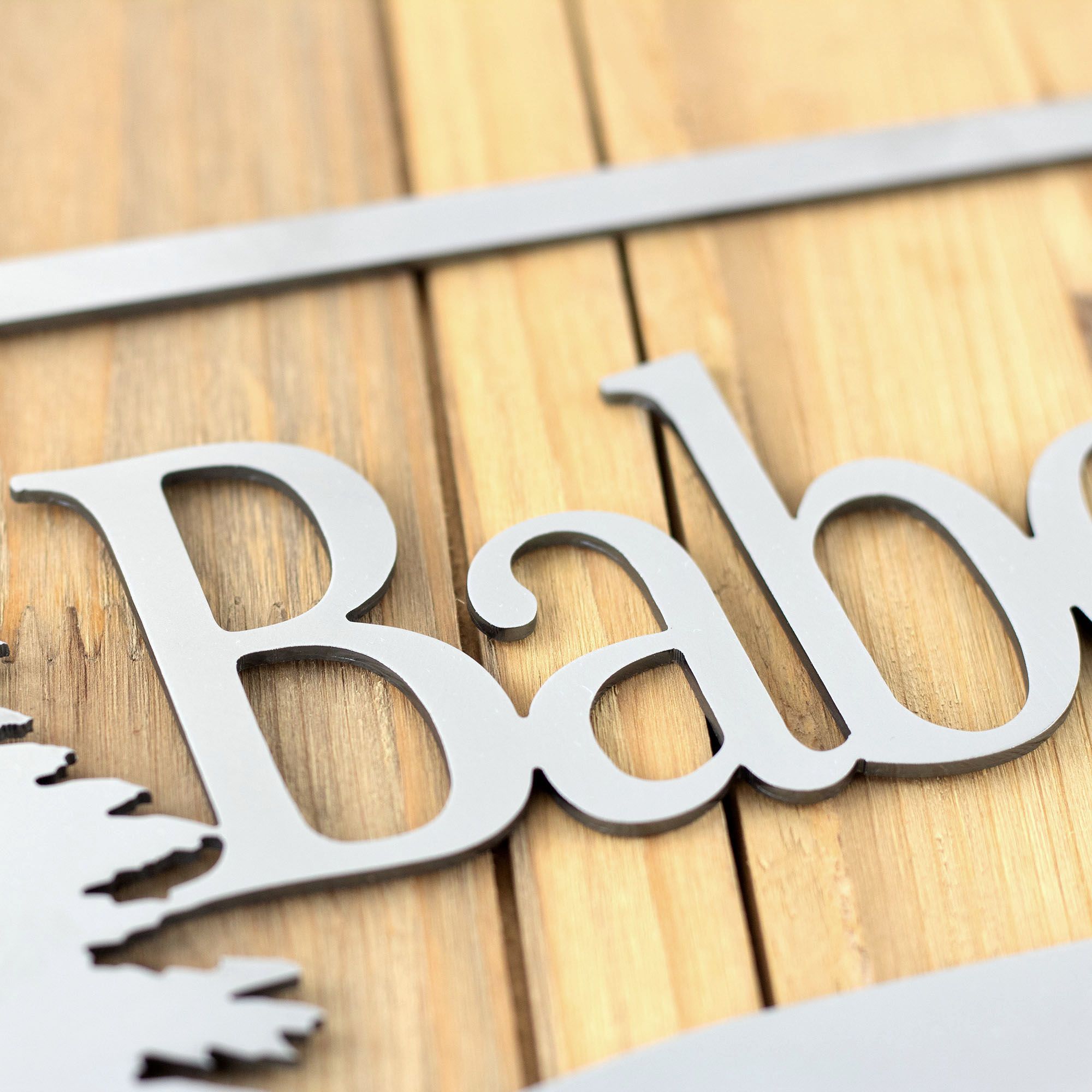Personalized Family Last Name Metal Sign with Pine Tree Forest Scene, Custom Outdoor Country Cabin Steel Plaque, Rustic Wedding Couple Gift 2 