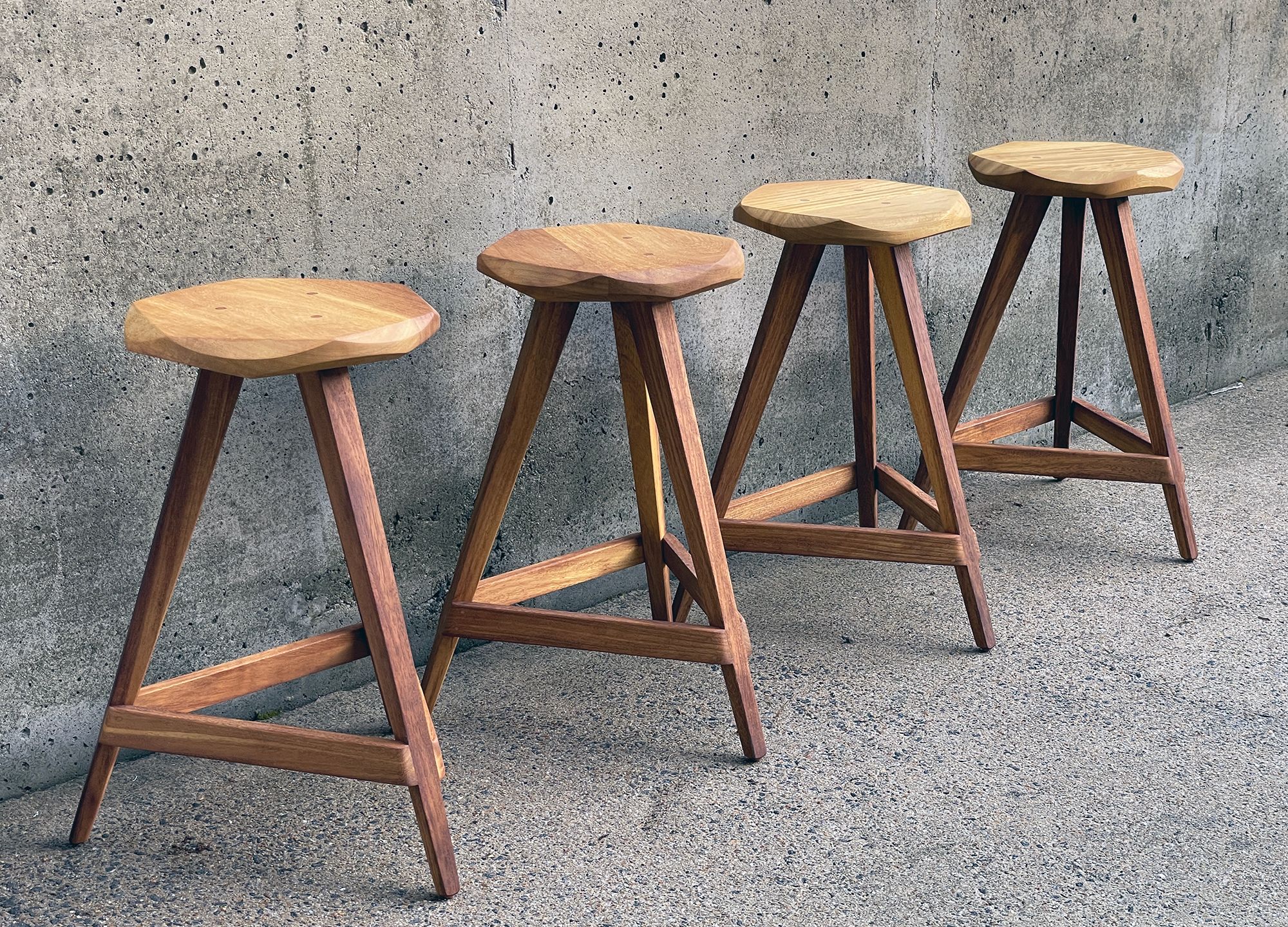 Modern Contemporary Tripod Barstool 3 