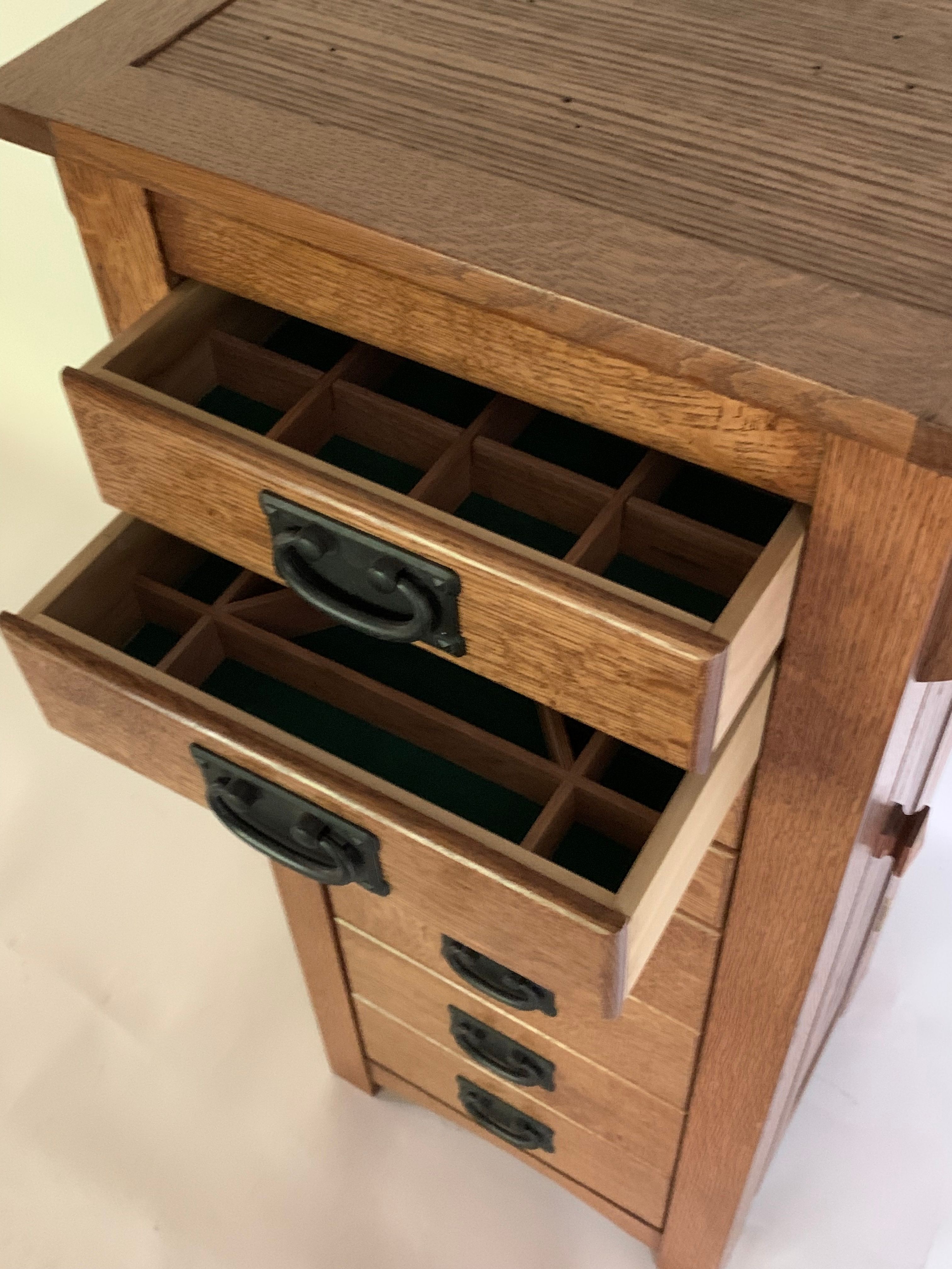 Arts and Crafts Jewelry Armoire 4 