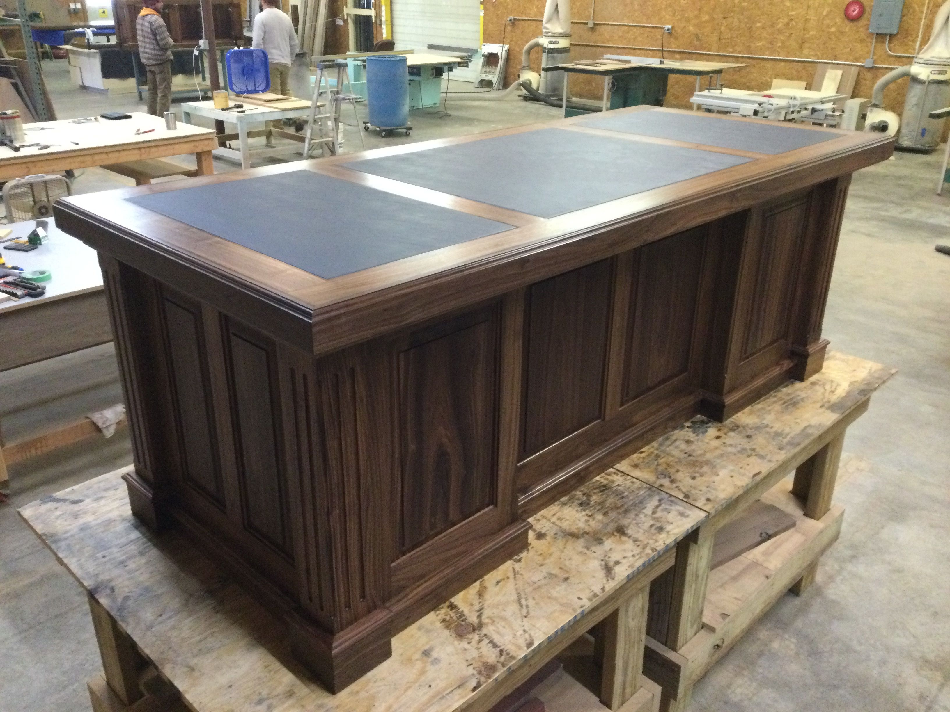 Custom Walnut Executive Desk 2 