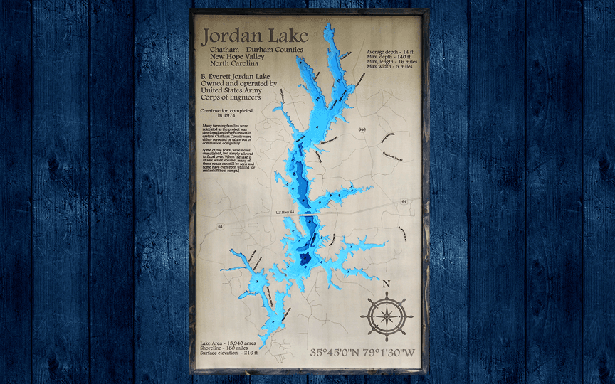 Custom Carved & Laser-Engraved Wood Lake Map Wall Art – Personalized Lake House Decor | Starting at $200 2 