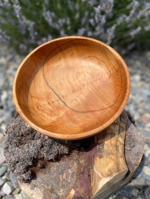 Wood Turned Juniper Burl Bowl