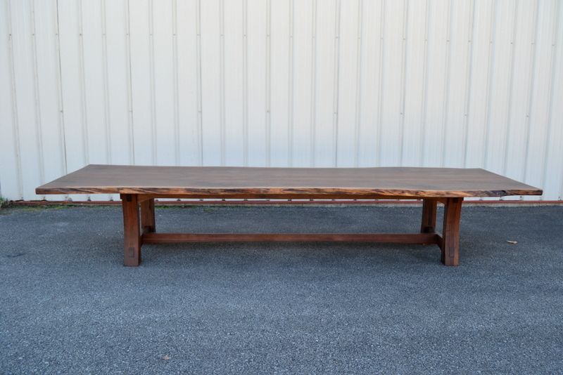 Live Edge Walnut 14 inch Dining Table