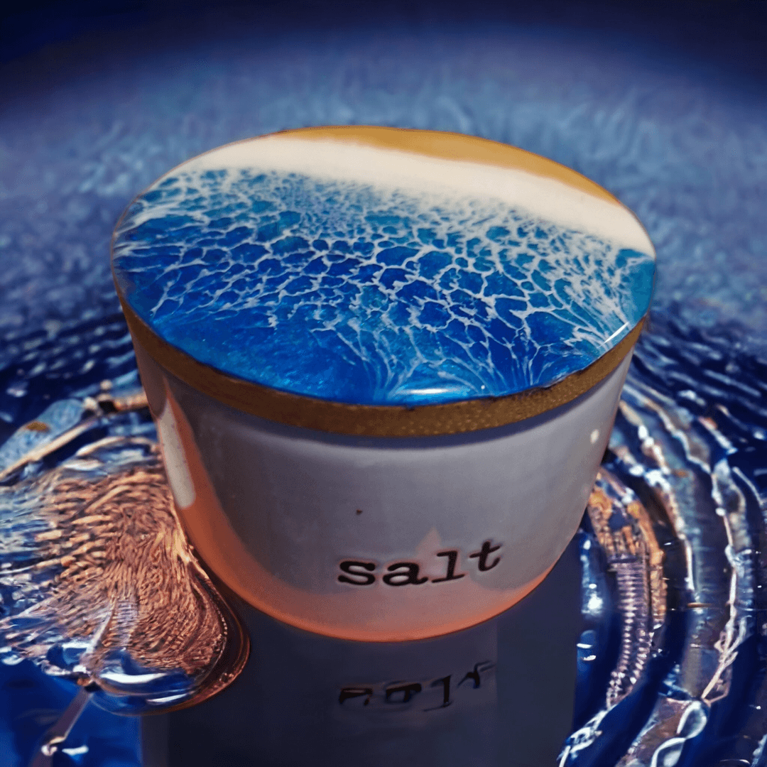 Ocean Wave Salt Cellular by Dragonfly Wood and Resin Designs