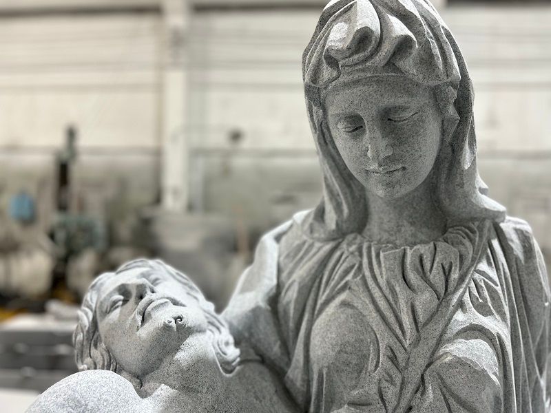 Mary Holding Jesus the  Pietà:  Reproduction  of Michelangelo’s masterpiece