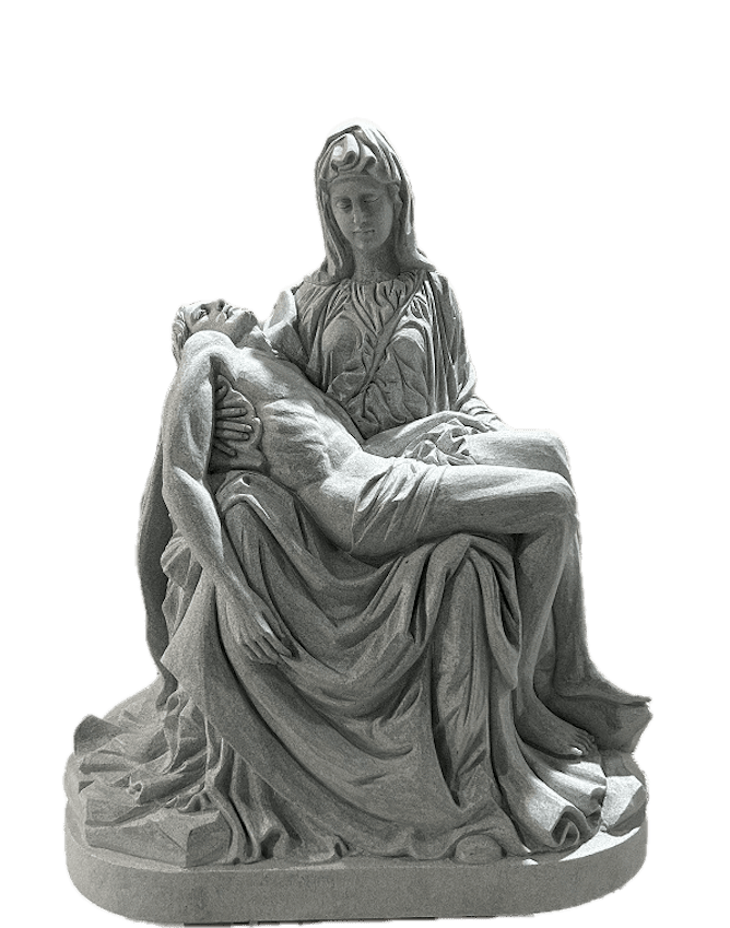 Mary Holding Jesus the  Pietà:  Reproduction  of Michelangelo’s masterpiece 2 
