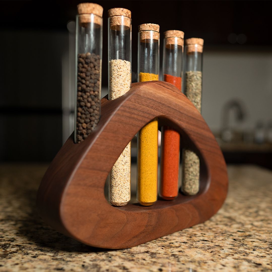 Sugar, Sugar Spice Rack- A Whimsical Twist On Spice Storage by Dovetails and Stitches