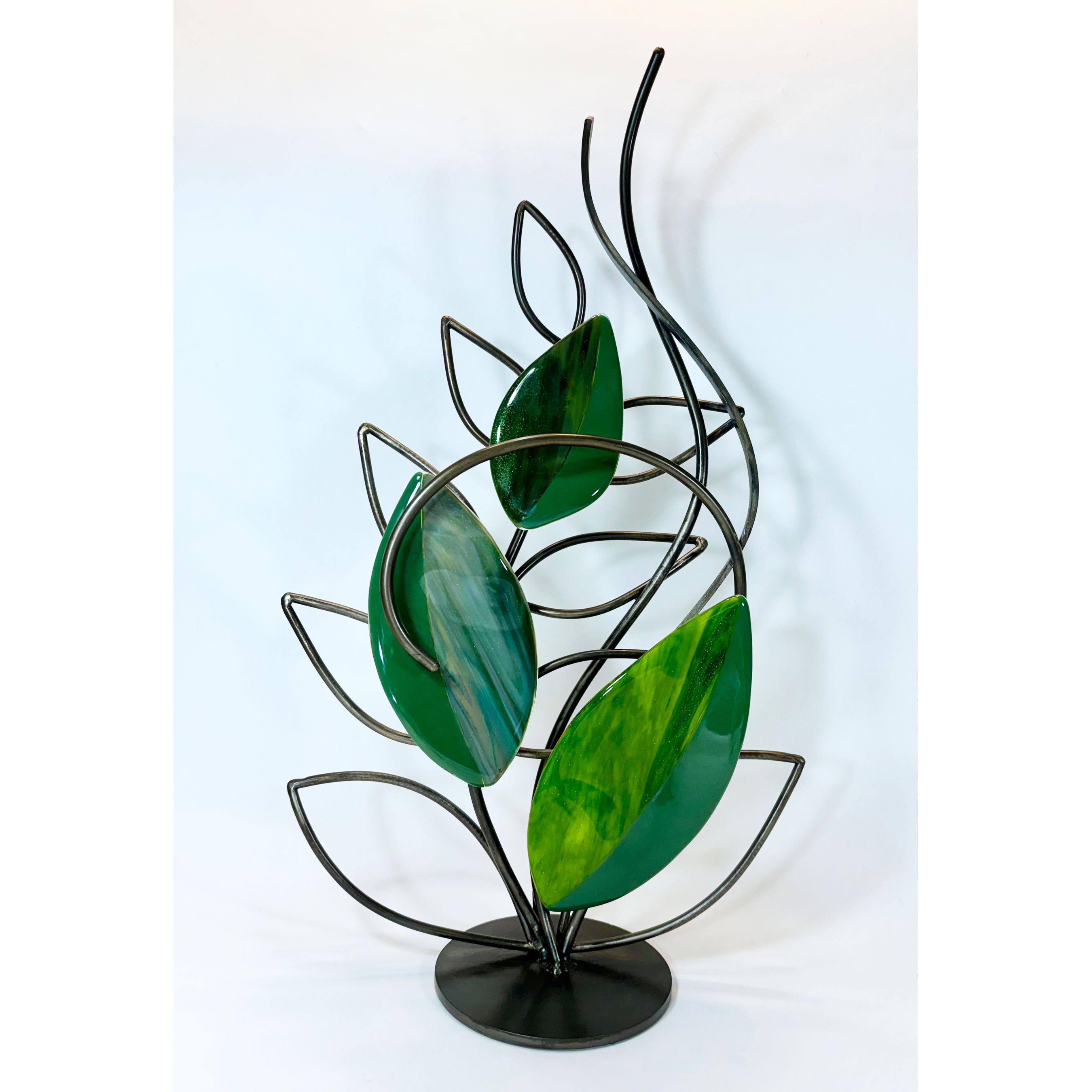 Swirling Leaves - Green
