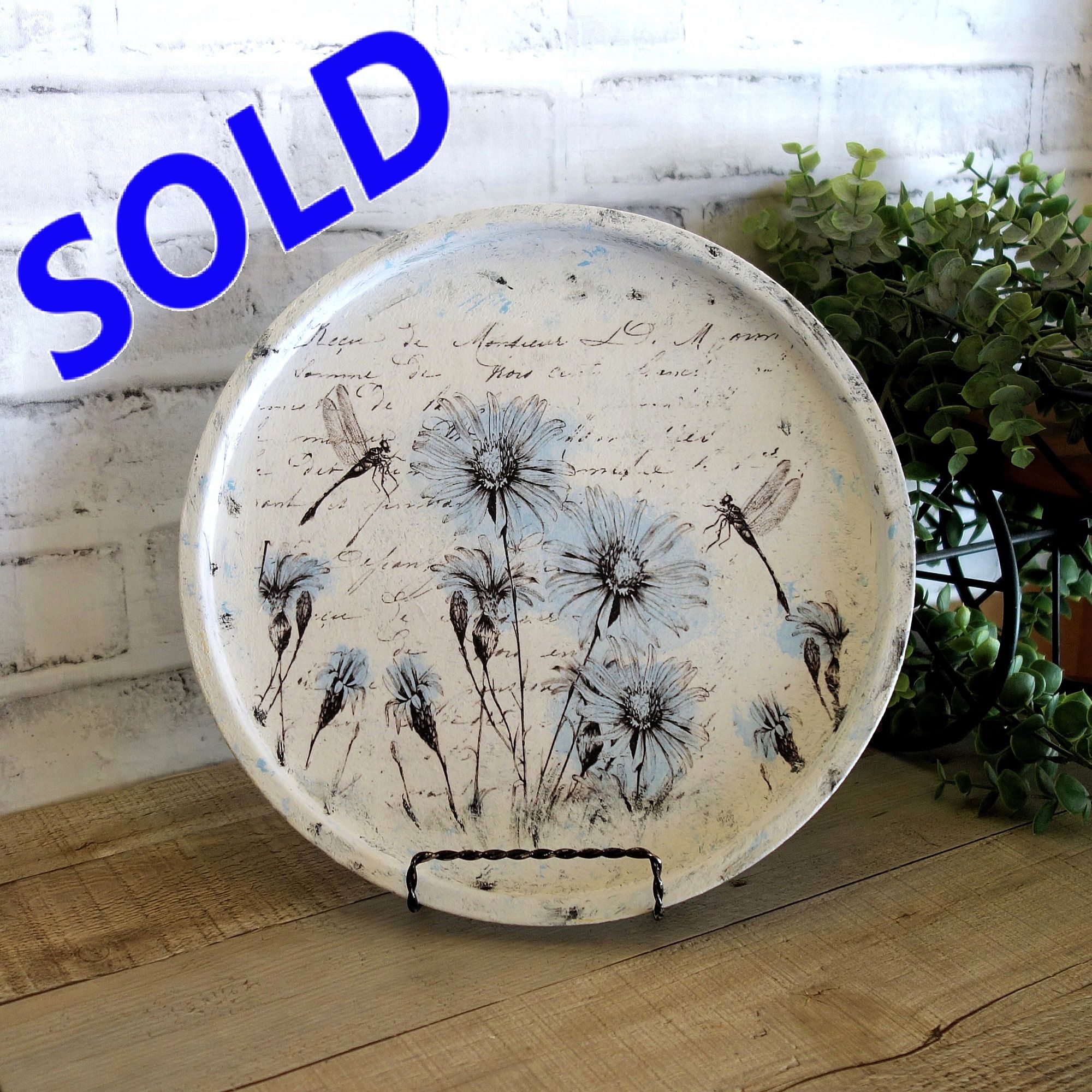 Dragonfly Decor Dragonfly Perfume Tray Vanity Tray Jewelry Tray