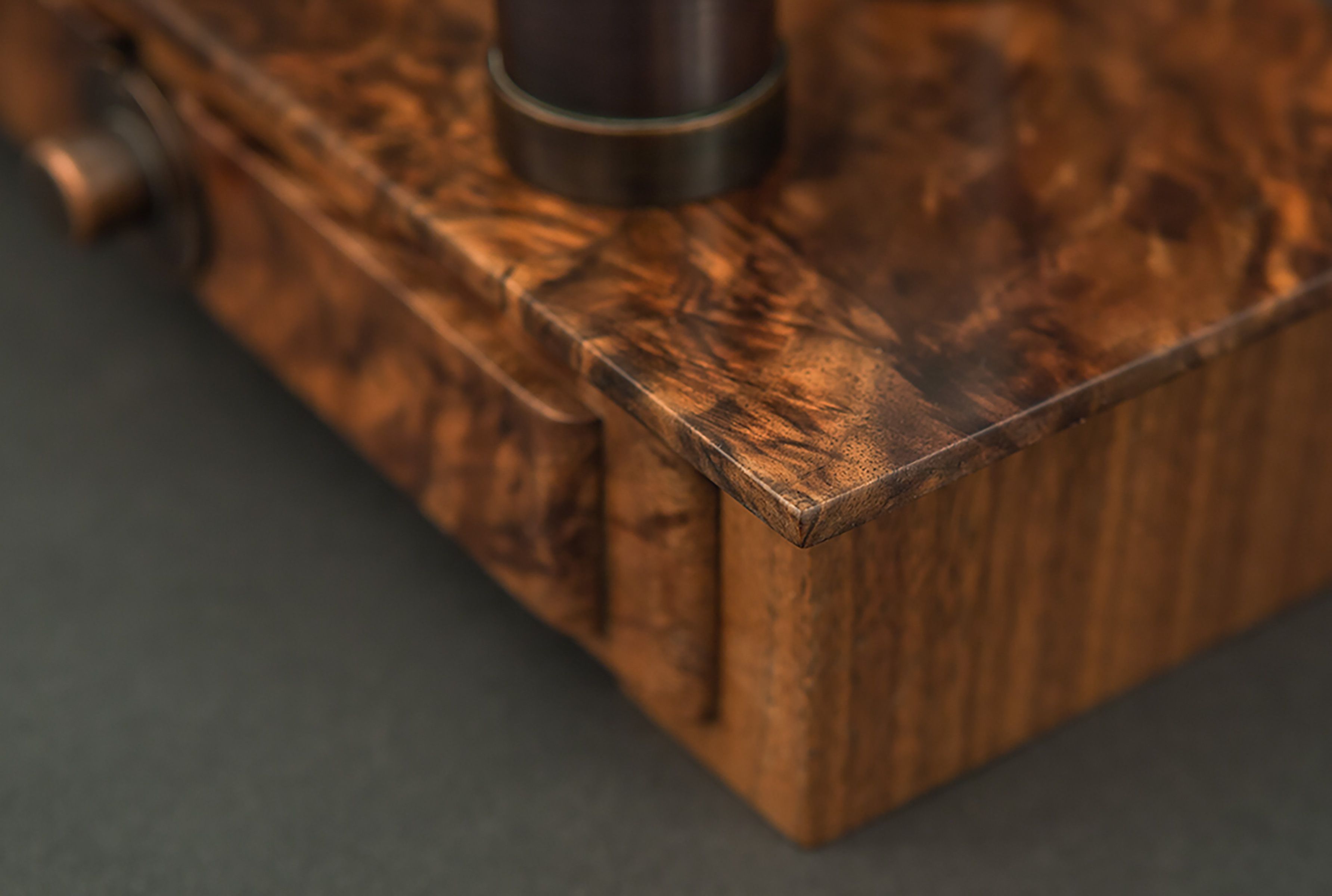 5 Light Walnut Desk Lamp 3 