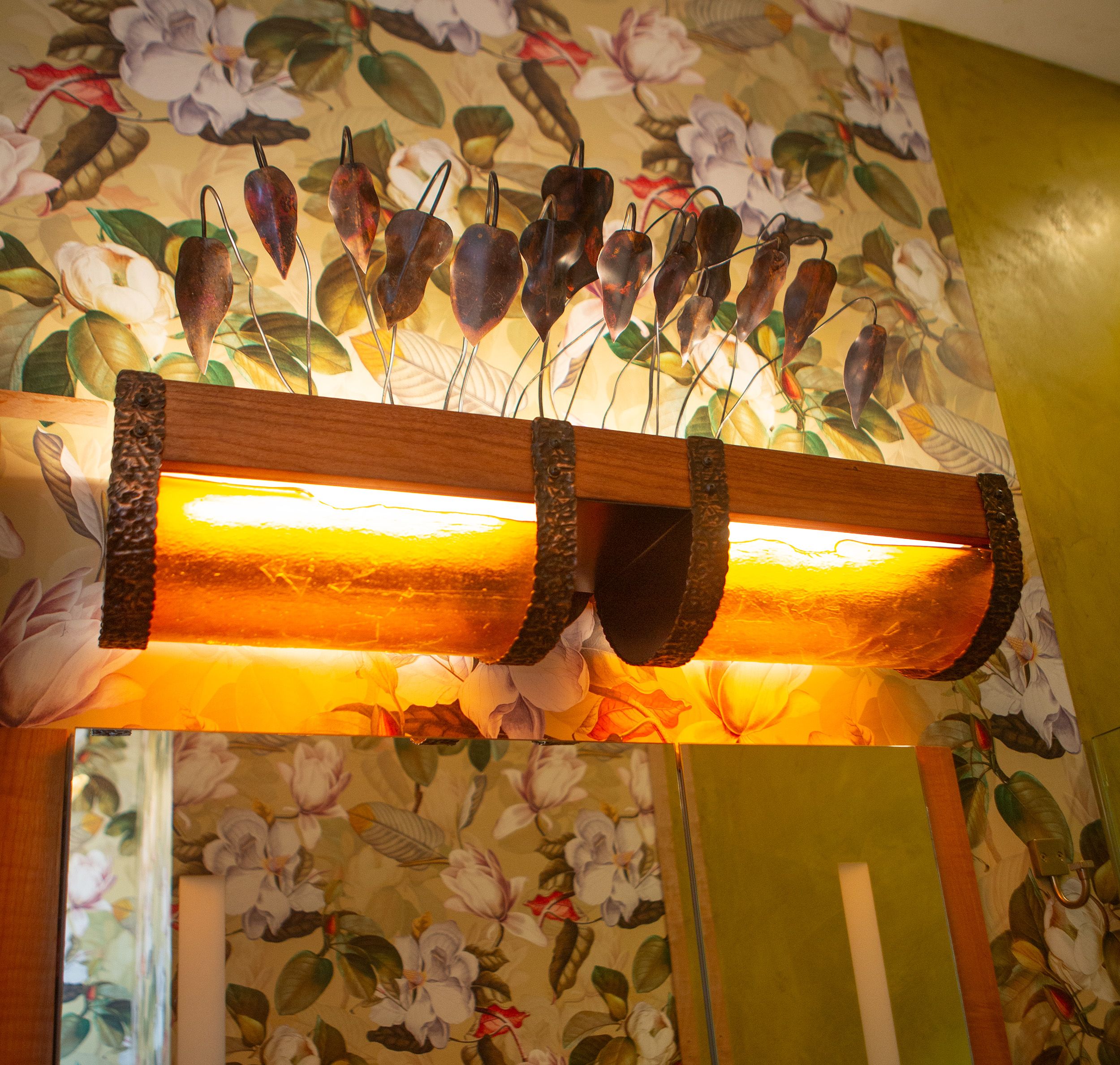 Leaf Guest Bathroom Sconce
